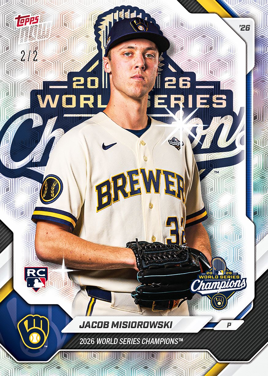 Milwaukee Brewers - 2026 World Series Champions MLB Topps NOW® 15-Card Team Set【團購】