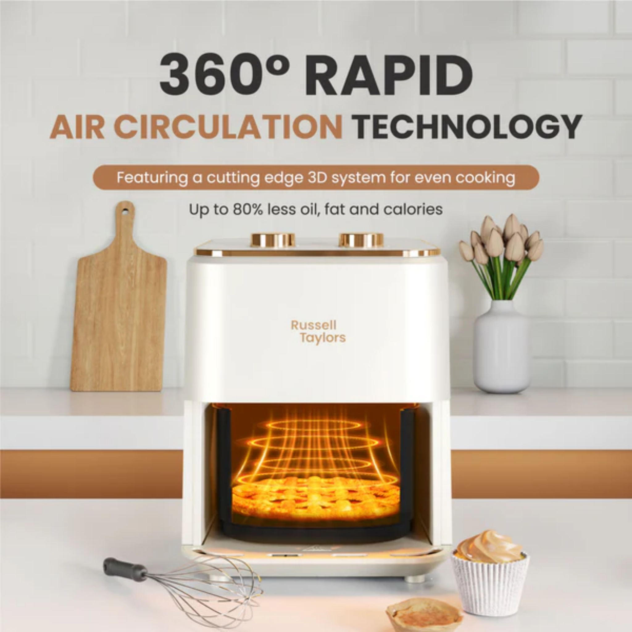 Russell Taylors 4.5L Window Air Fryer (Z3)