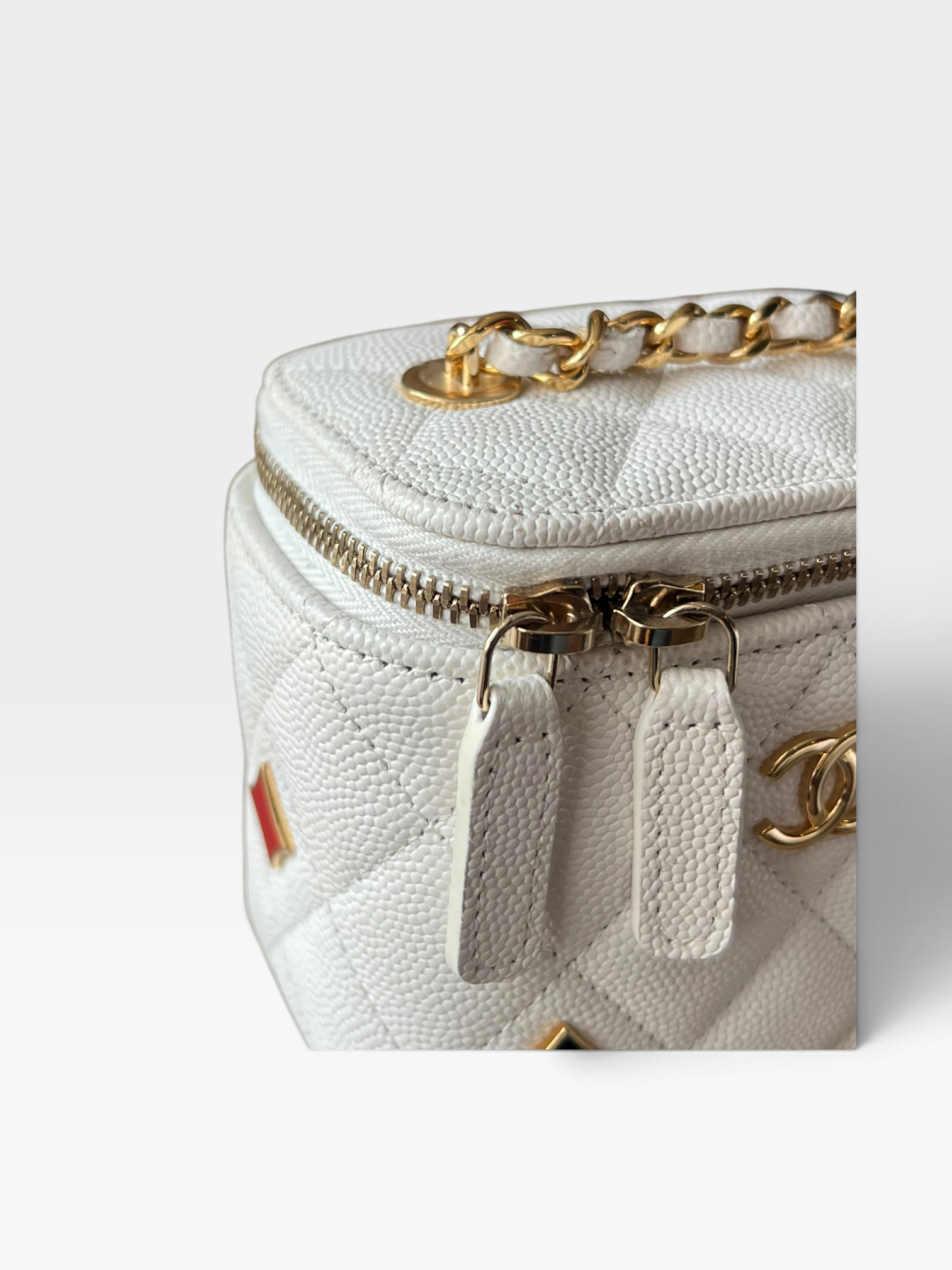 Pre-Owned CHANEL Coco Casino Mini Vanity Case / Product Code:091809