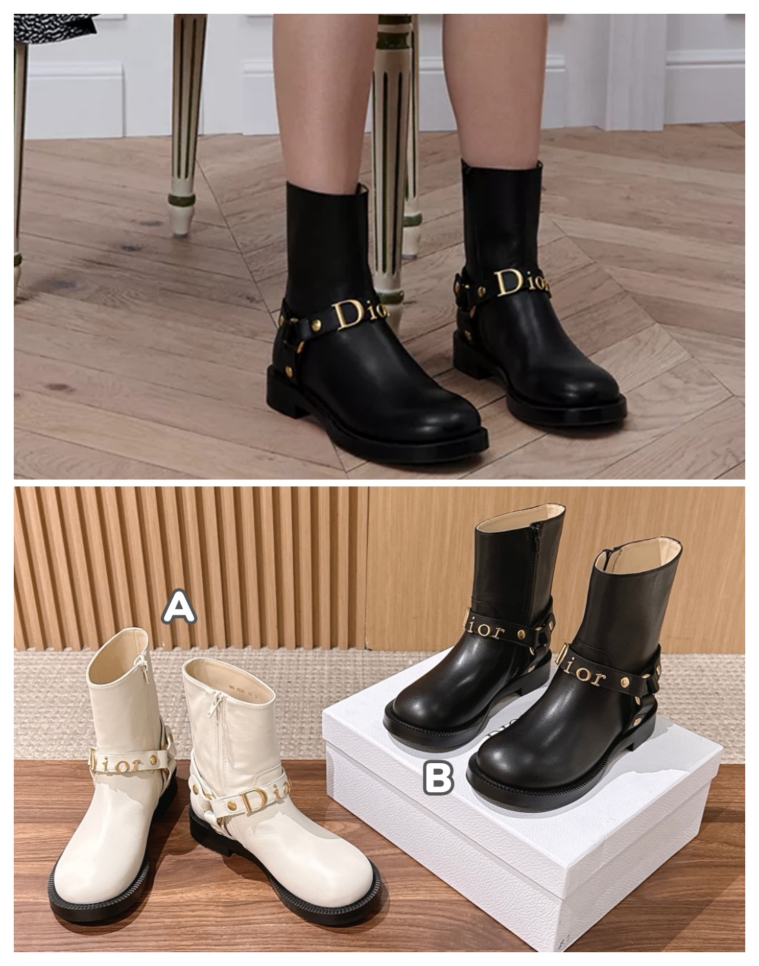 【頂級】Dior Bolt Ankle Boot 踝靴（亮皮）
