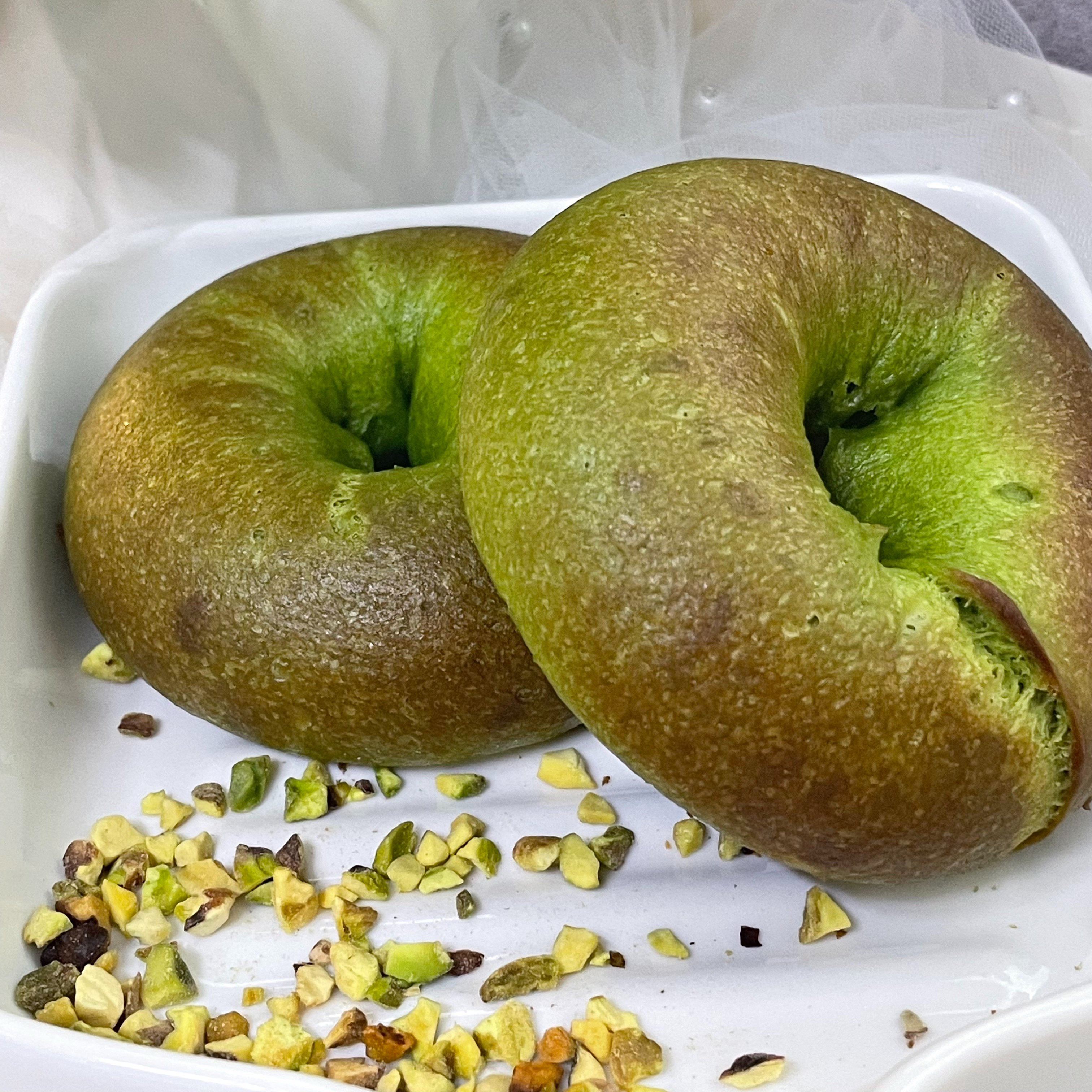 純素開心果大貝果 (100g)