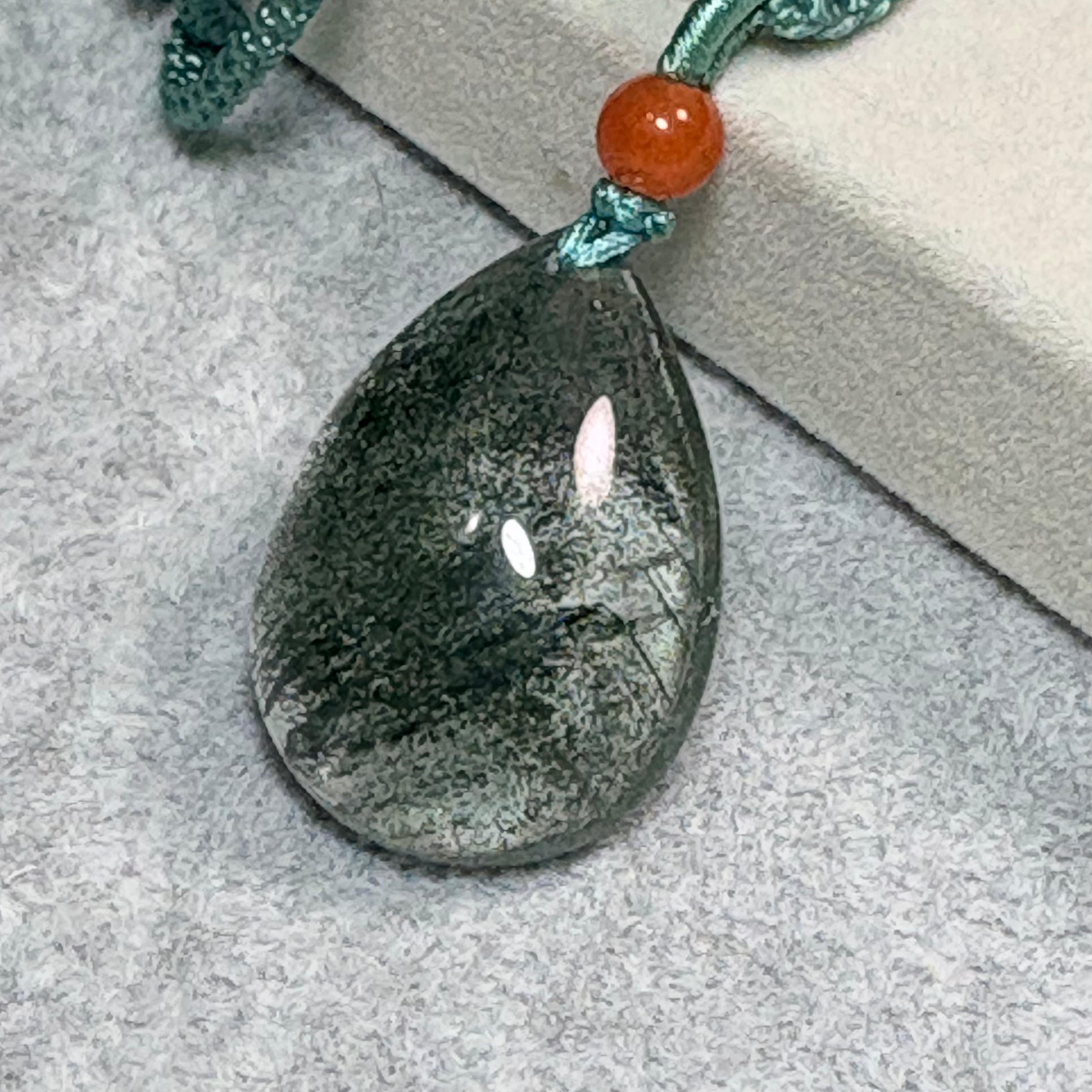 綠幽靈吊墜（重約：10克）附送證書No. 19-262