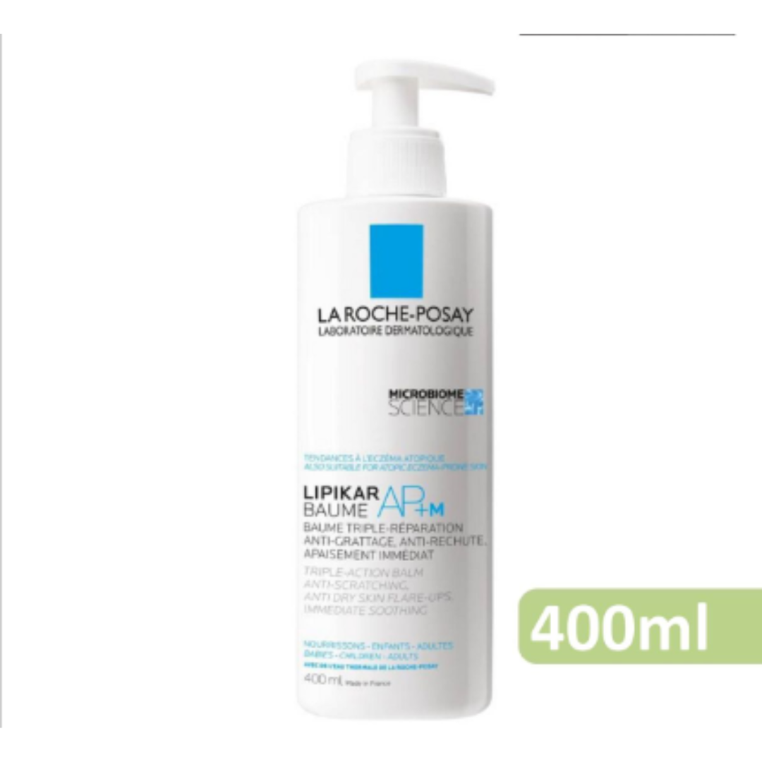 La Roche-Posay - LIPIKAR AP+M 全效抗敏修護霜(止痕配方) 400ml (新舊包裝隨機發貨) [平行進口]