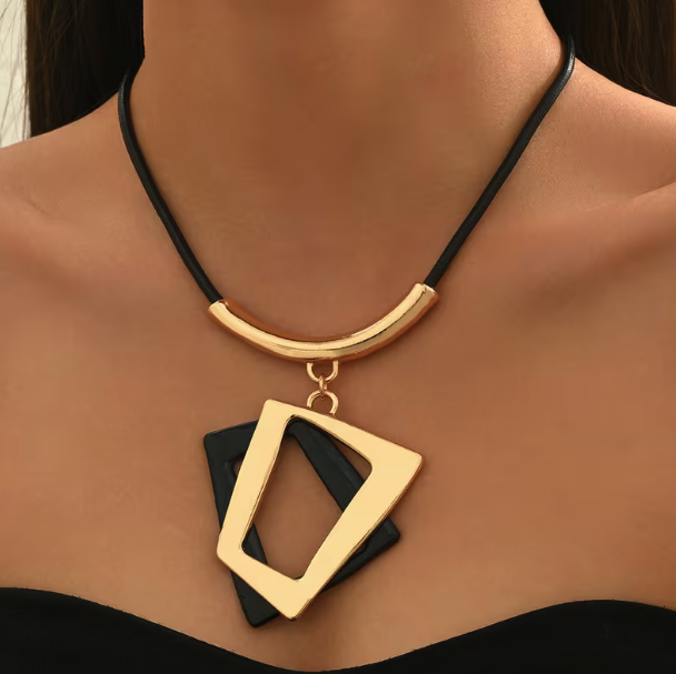 Bold Geometric Pendant