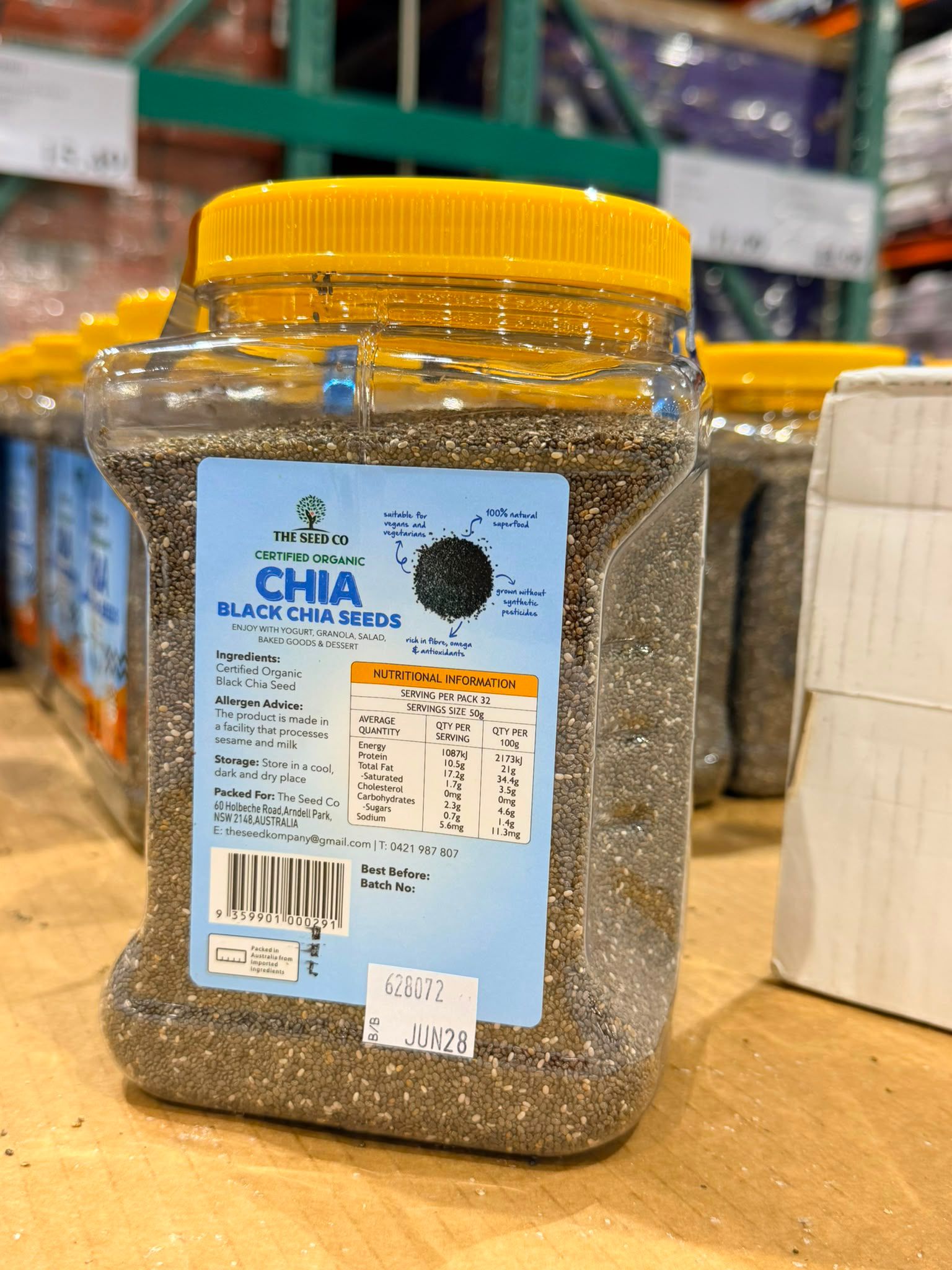 澳洲Costco │ The Seed Co 有機奇亞籽 1.6kg