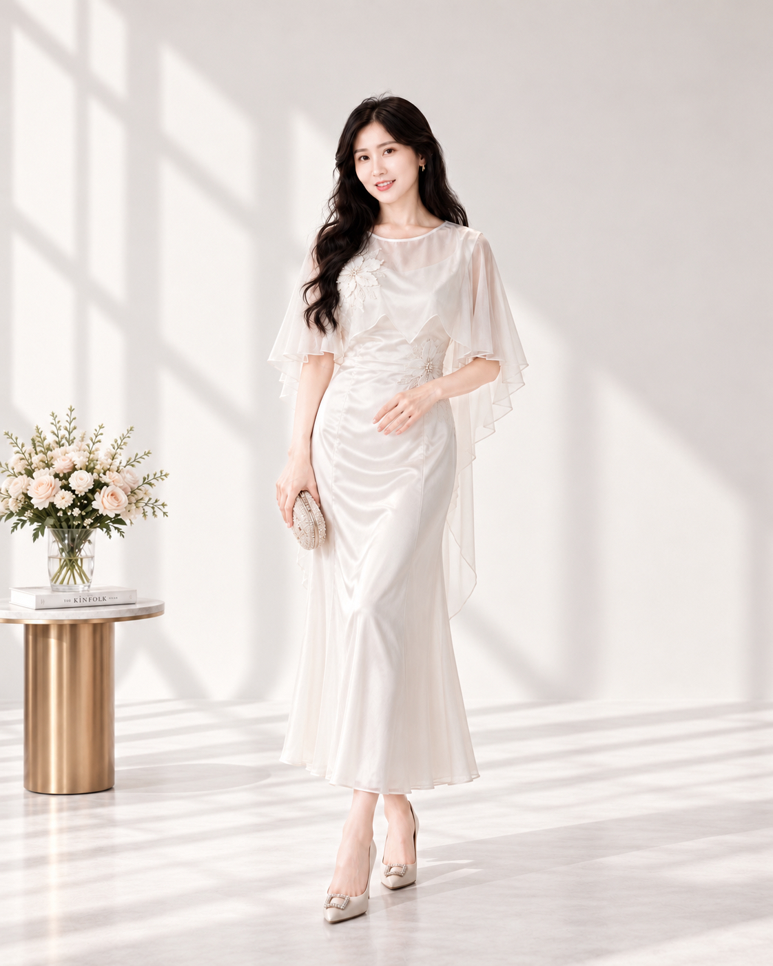 5153 Aurelia Two-Piece Midi Dress