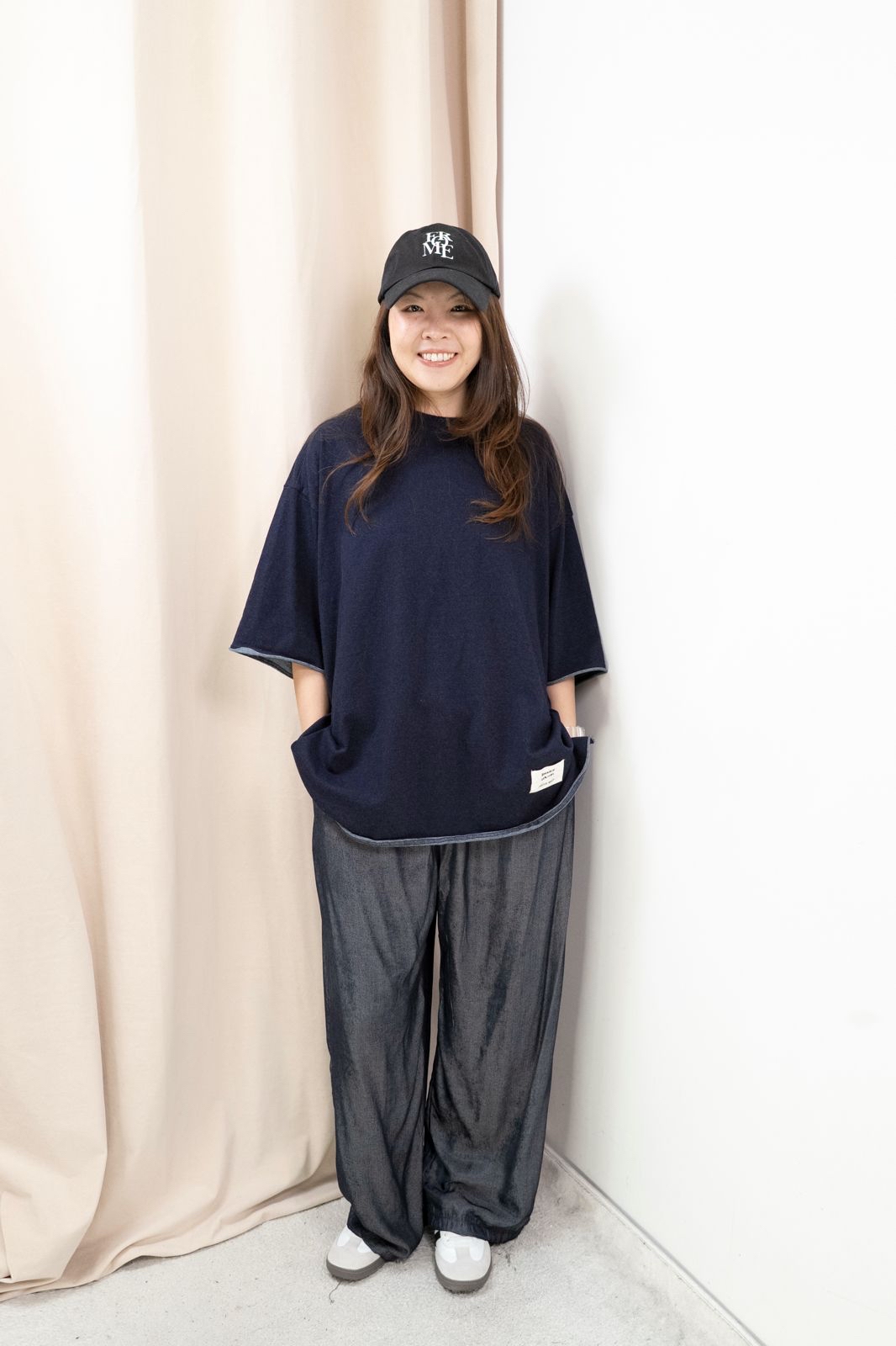 Oversize 牛仔Top（牛仔藍色）