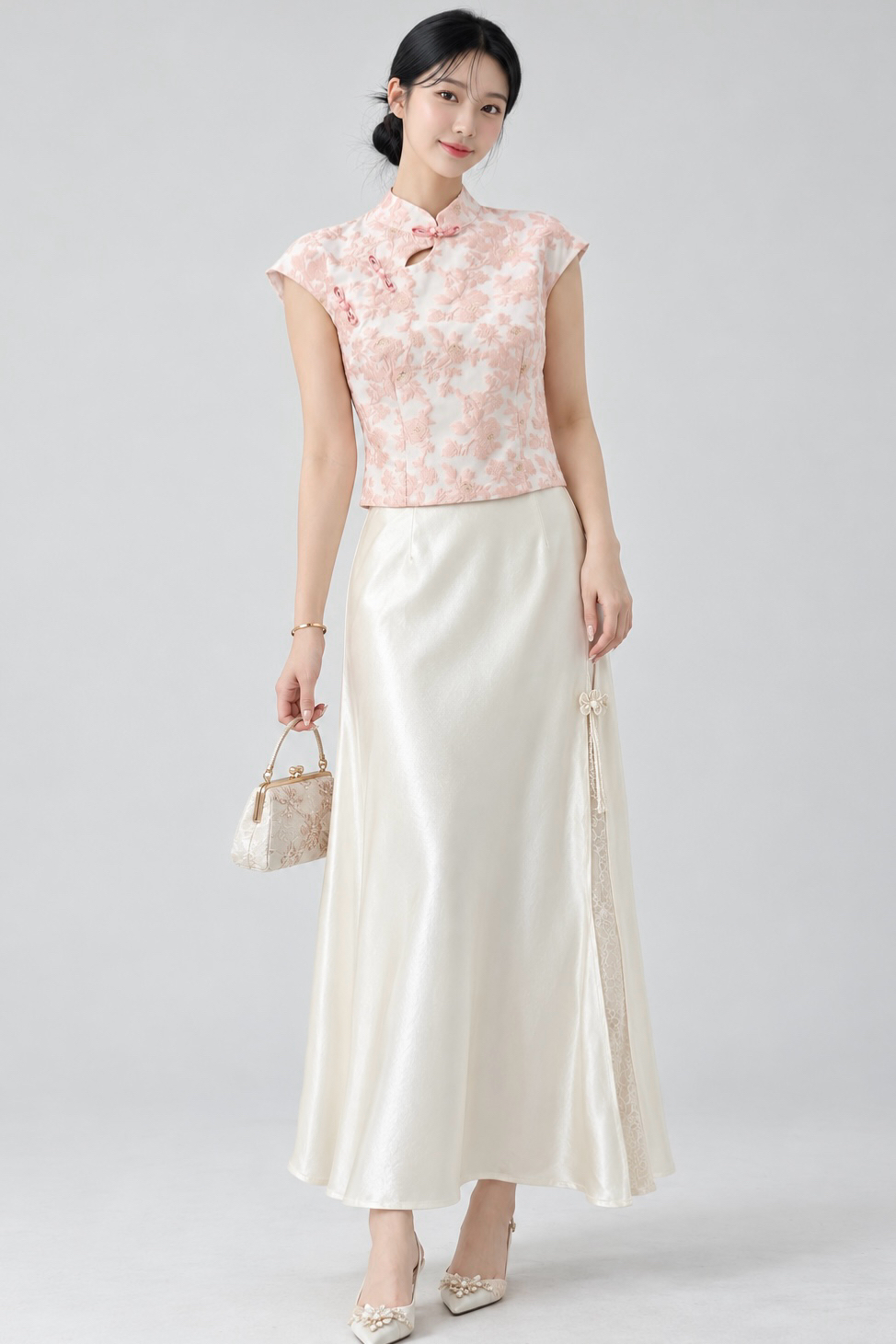 983 Luxe Satin Maxi Skirt