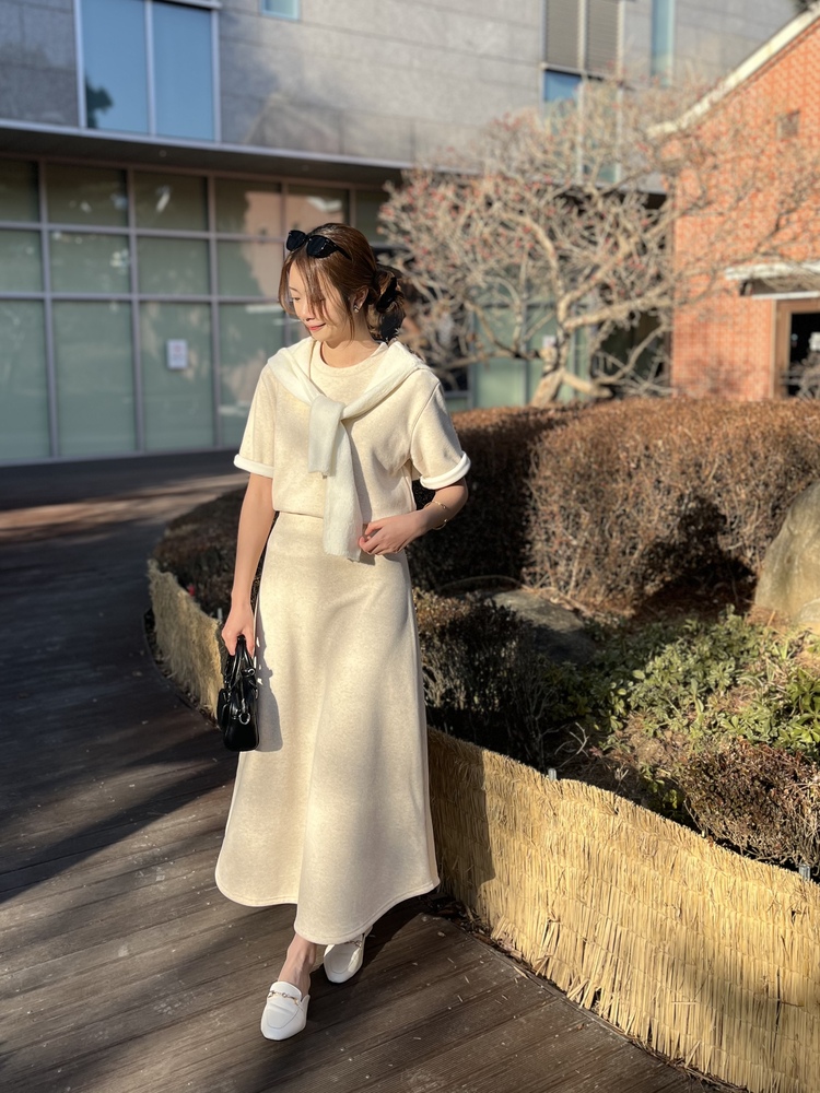 Brushed Cozy Lounge Set (Light Beige)