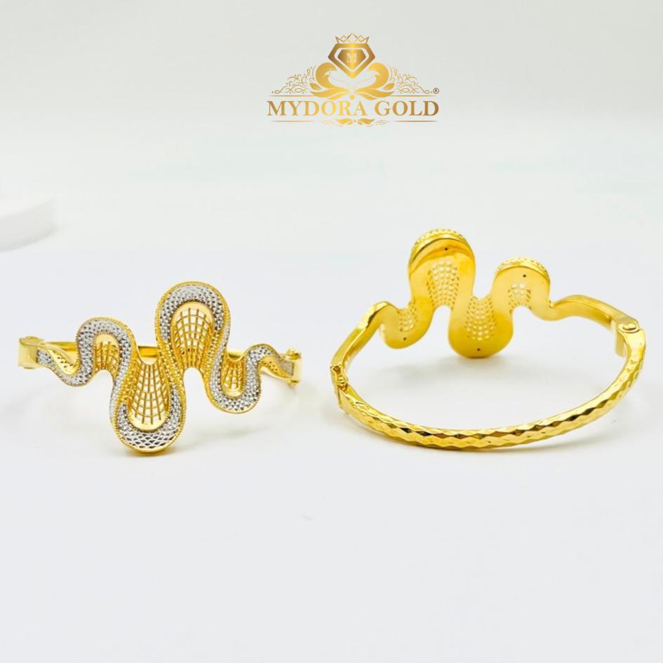 MYDORA Gelang Ombak Rindu Jaring l EMAS 916/22K