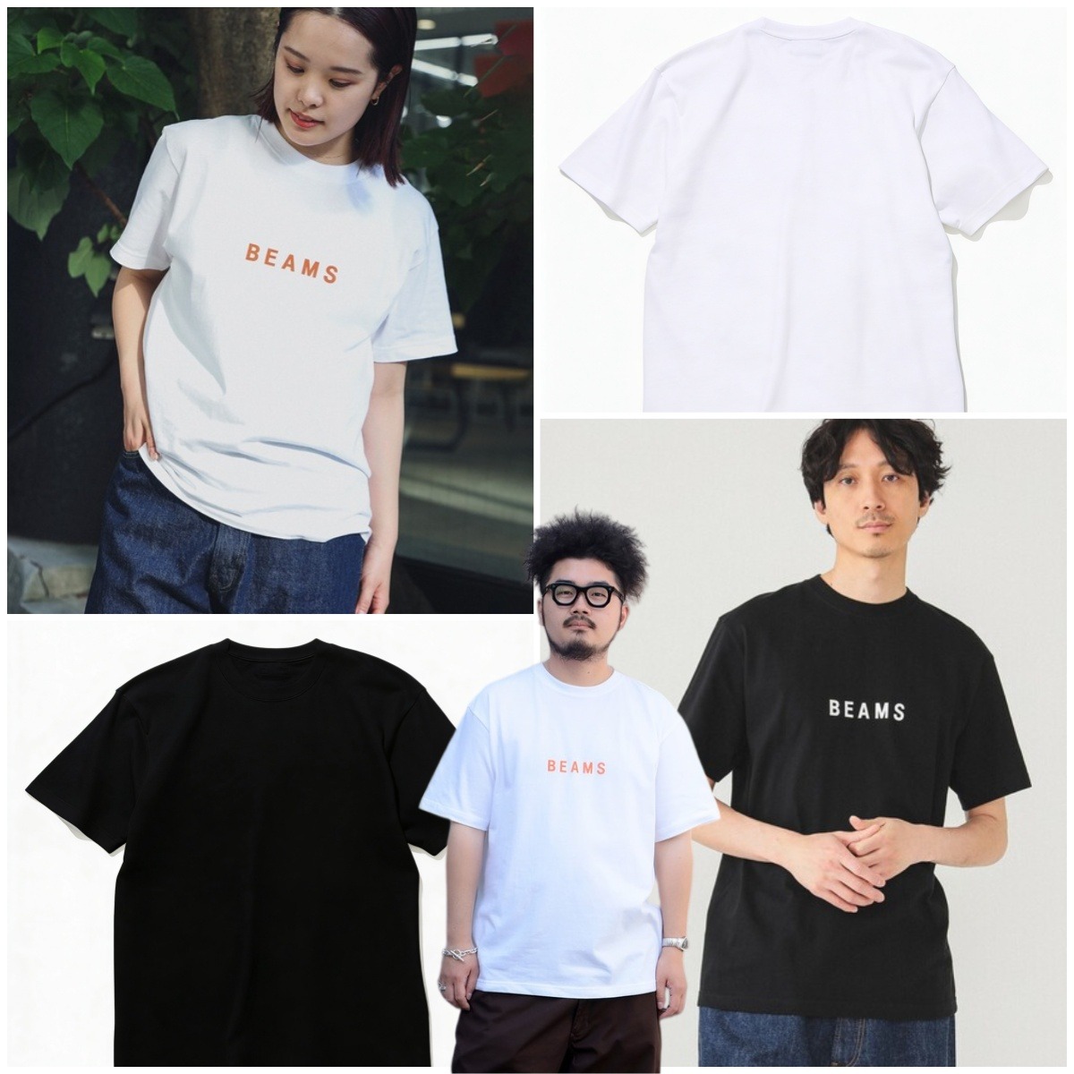 BEAMS 前字母印花短袖 Tee