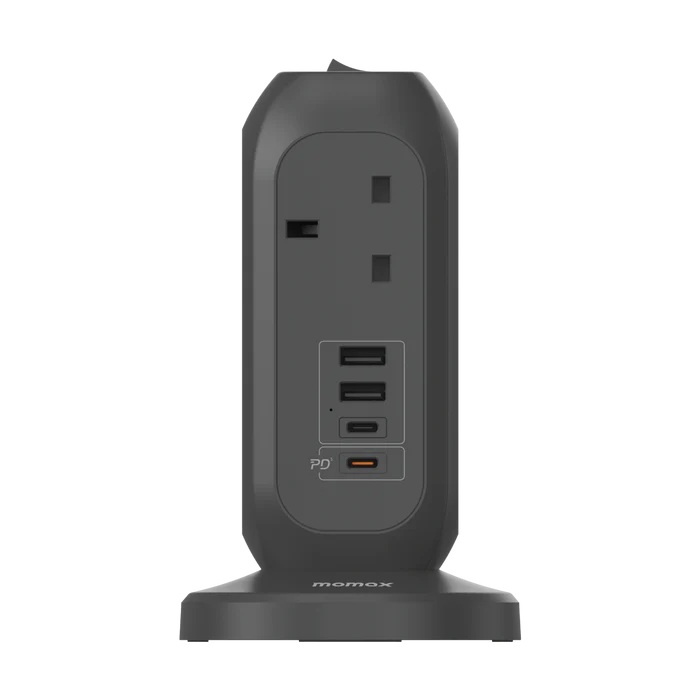 Momax OnePlug PD20W 2A2C 7位拖板 US18