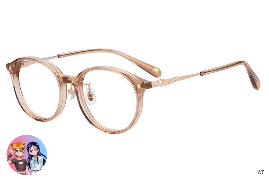 Zoff 光之美少女 PreCure Max Heart 眼鏡連眼鏡布 黑天使＆雪天使 Model #P-PCG1056 [Zoff] (PRE-ORDER) [2026/11]