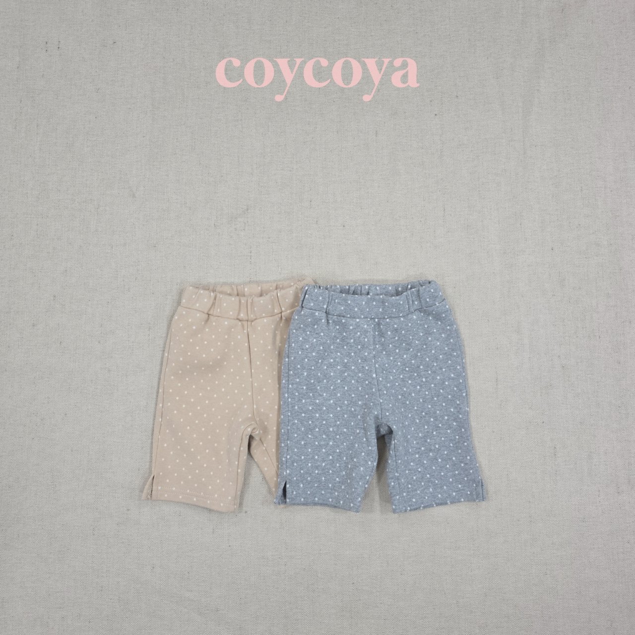 🌸預訂 韓國直送🌸🇰🇷COYCOYA兩色波點開衩七分褲