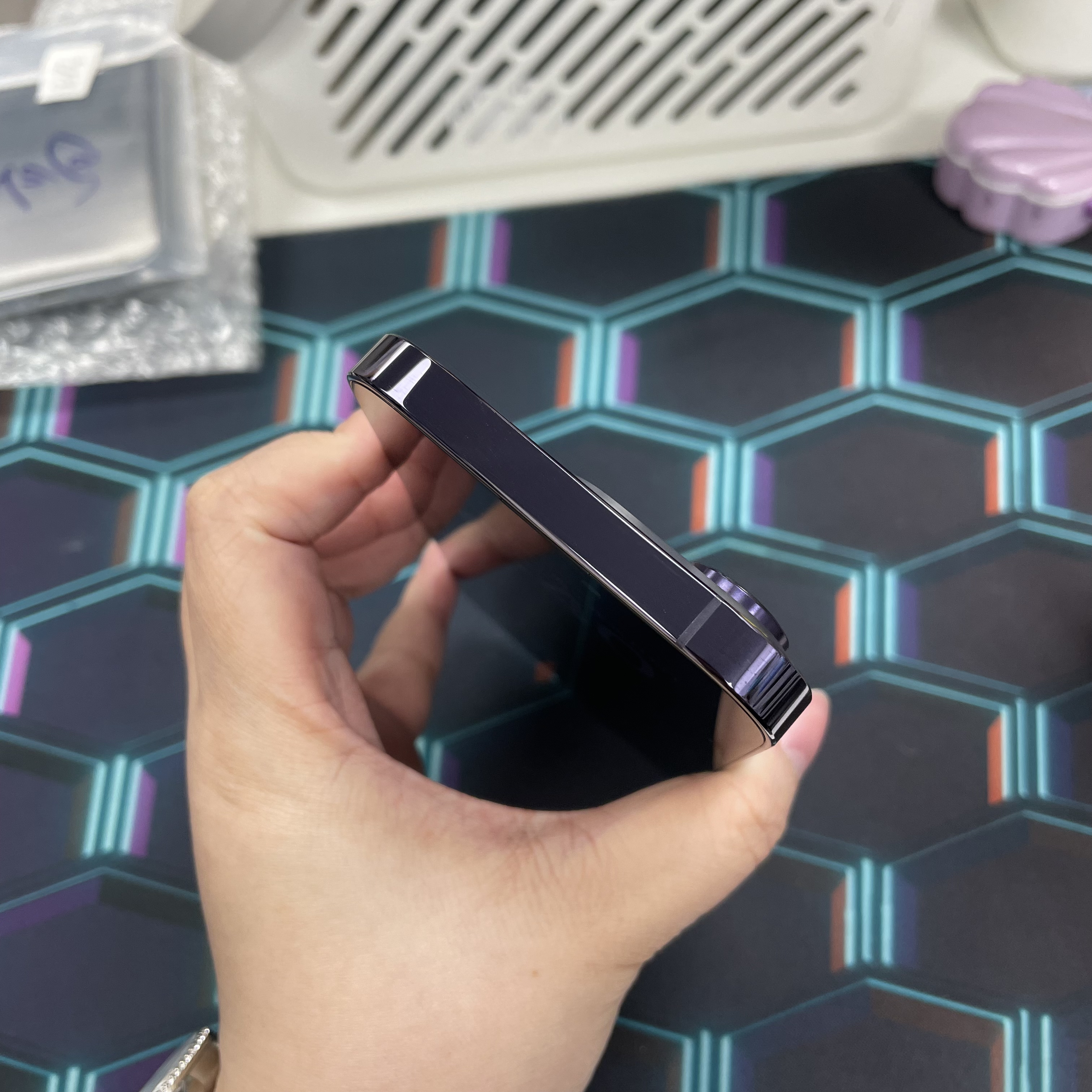 *6421 14 pro 完美機 256GB 電100 紫色 purple