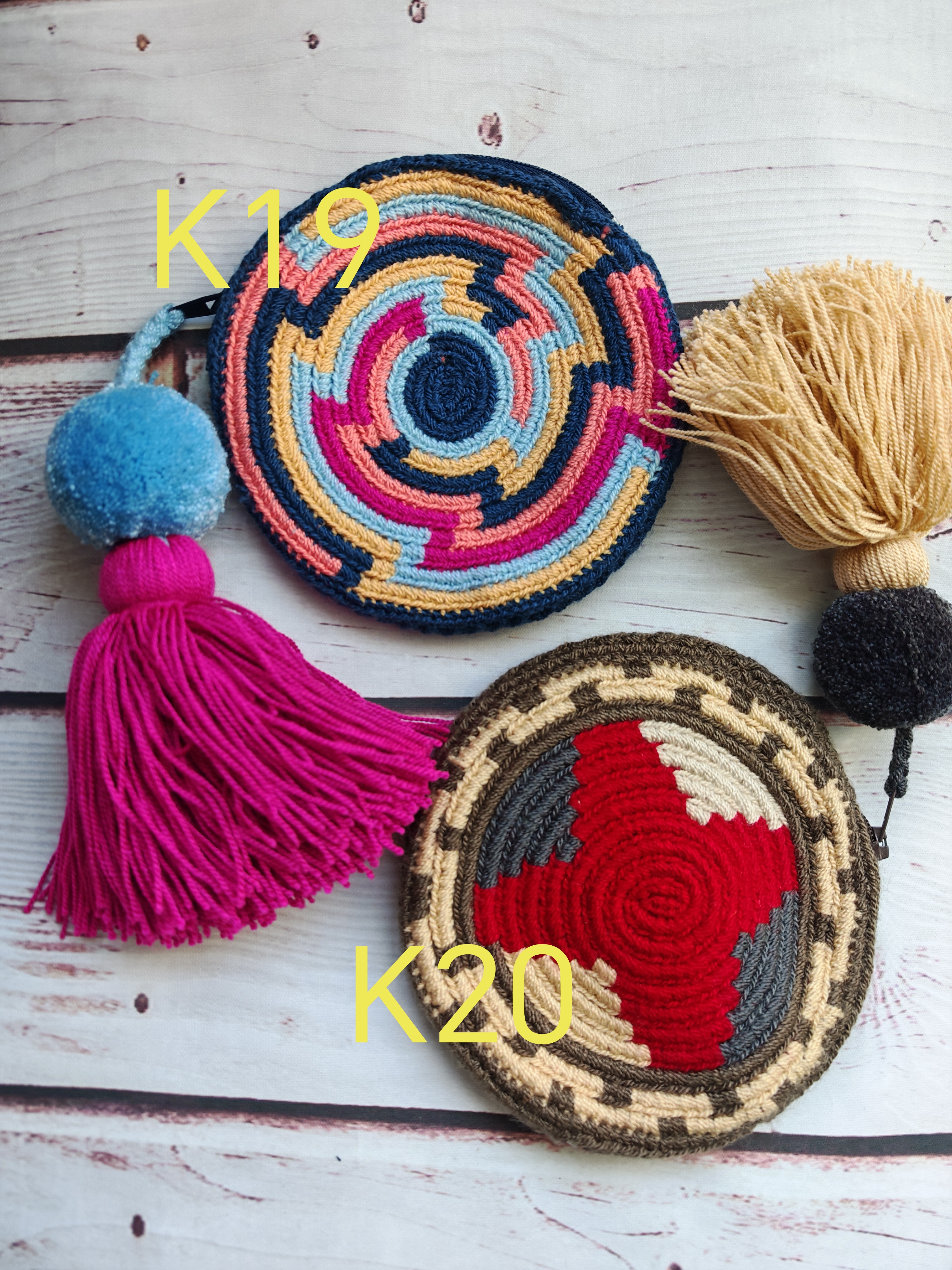 Wayuu Round Coins Bag