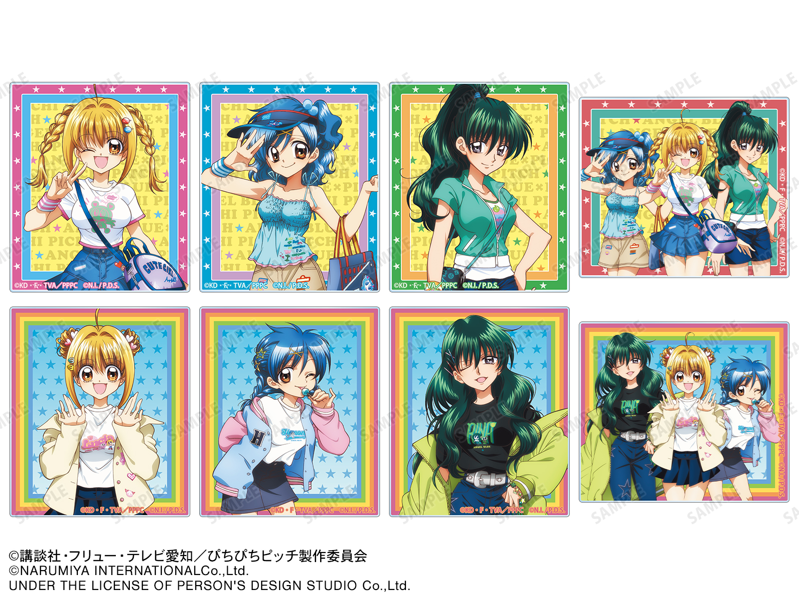 《Pre-Order》Acrylic Card｜唱K小魚仙 Pichi Pichi Pitch X ANGEL BLUE (26PP13-P)