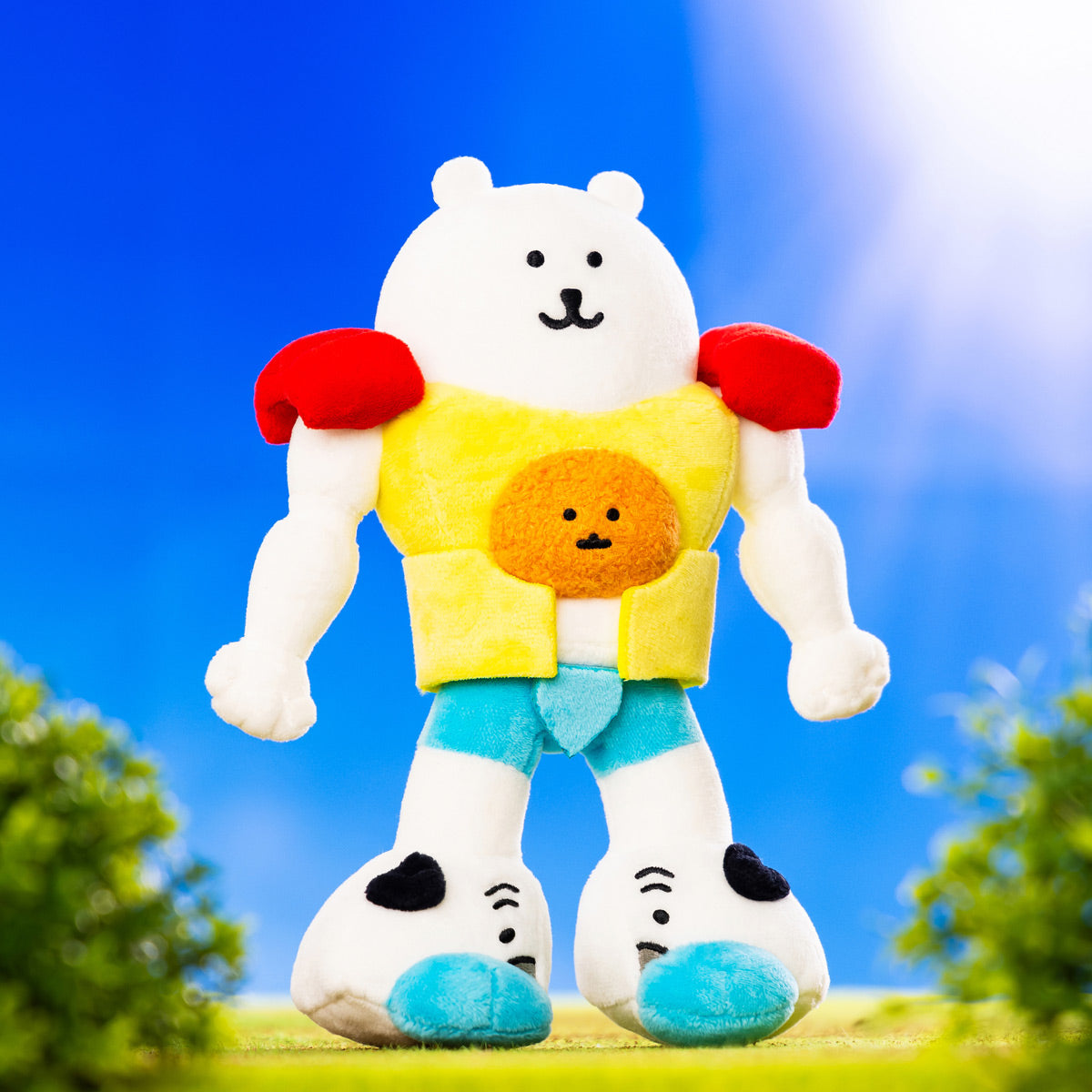 日本 nagano market joke bear 合體機械人 公仔吊飾