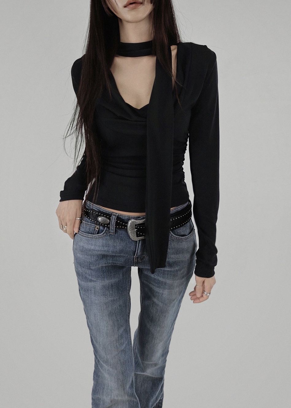 Wash Low-Rise Bootcut Denim