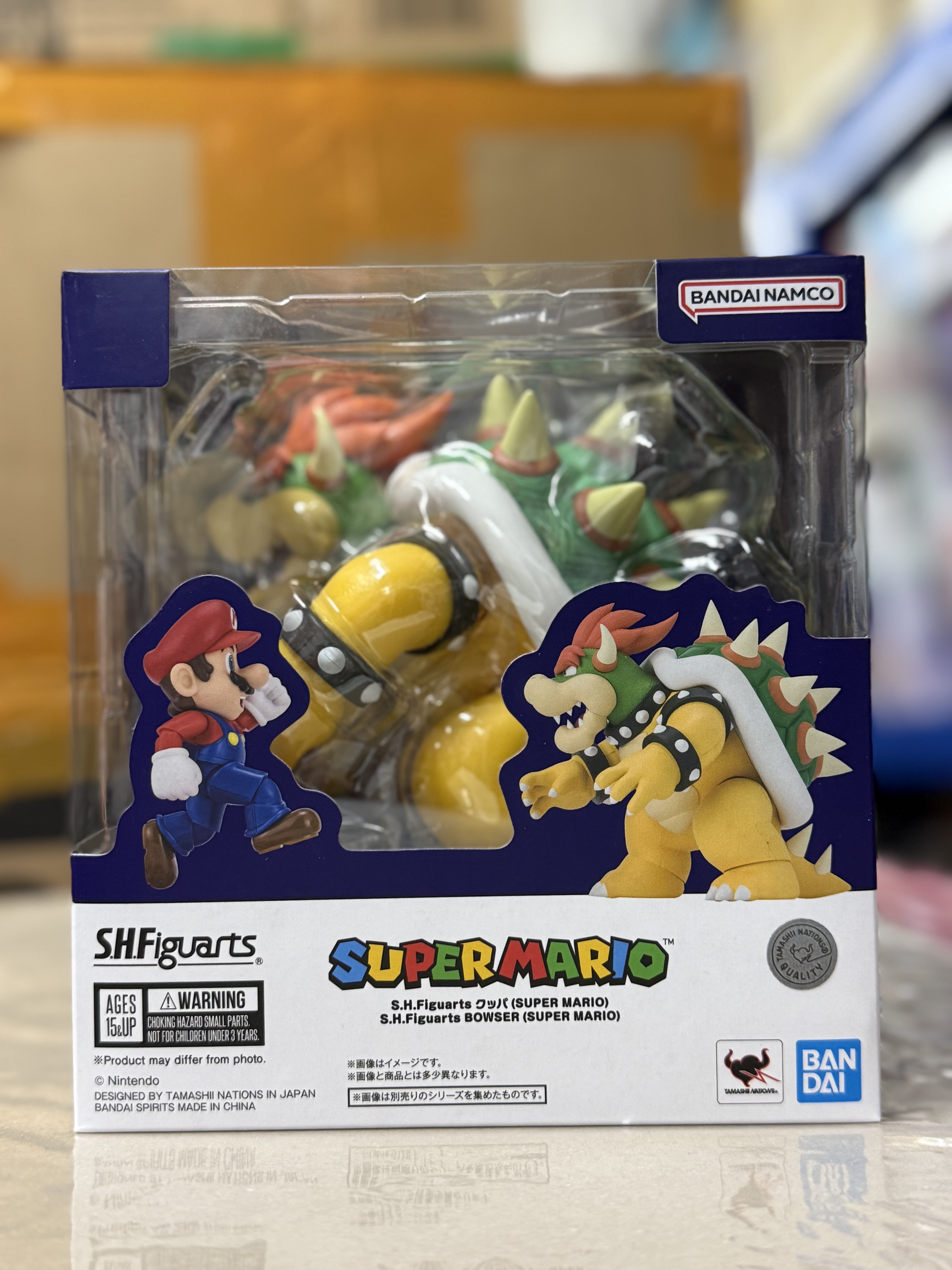 S.H.Figuarts 庫巴 孖寶兄弟 可動SHF Bowser Super Mario action figure