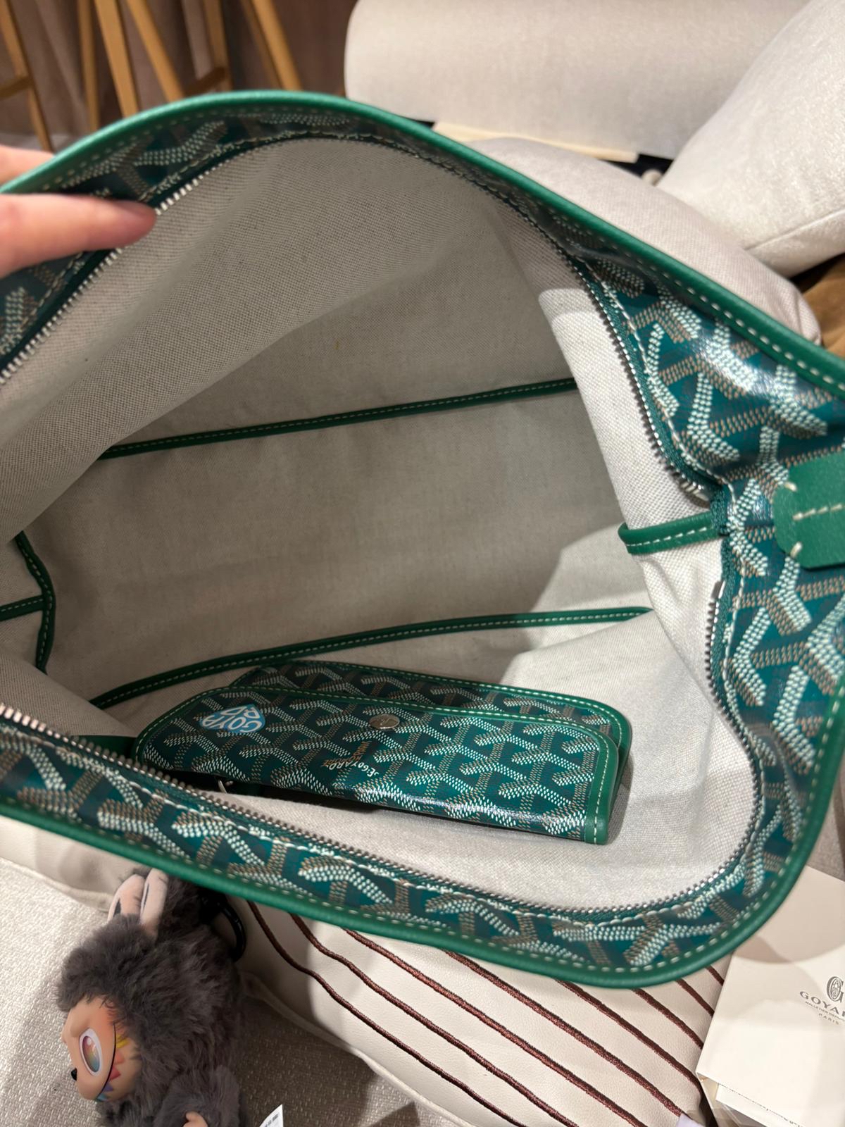 Goyard boheme hobo Green 100%Authentic, 98%new ✅收據✅pouch ✅dust bag