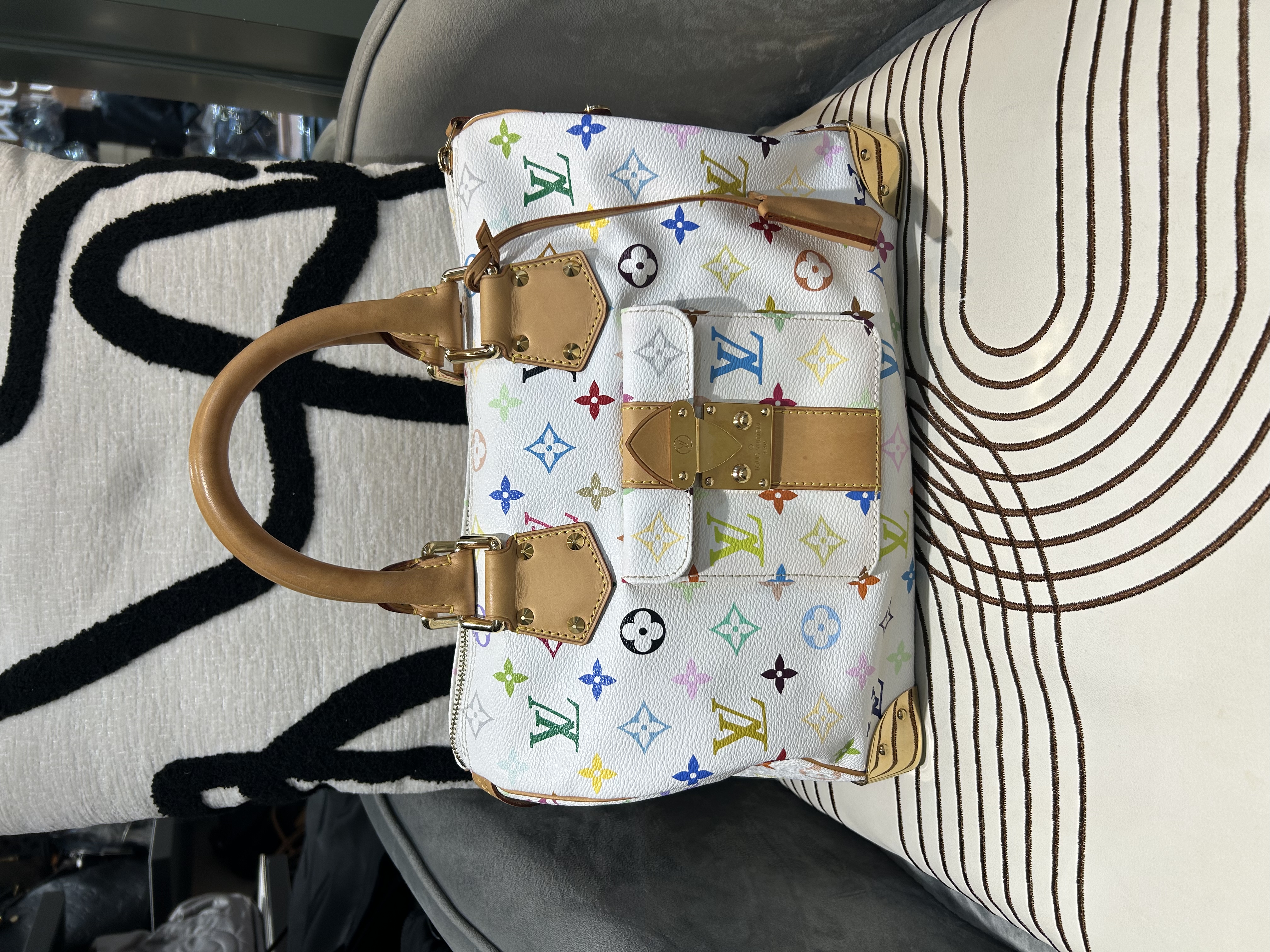 LV Speedy 30 村上隆白彩花