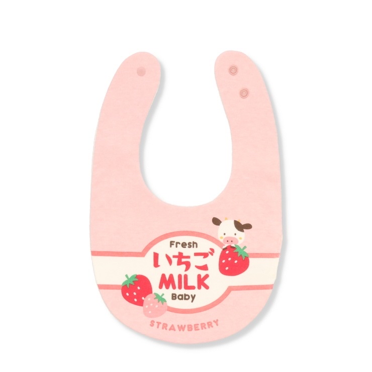 🇯🇵限量預訂 日本直送🇯🇵草莓牛奶印花新生兒禮盒三件套