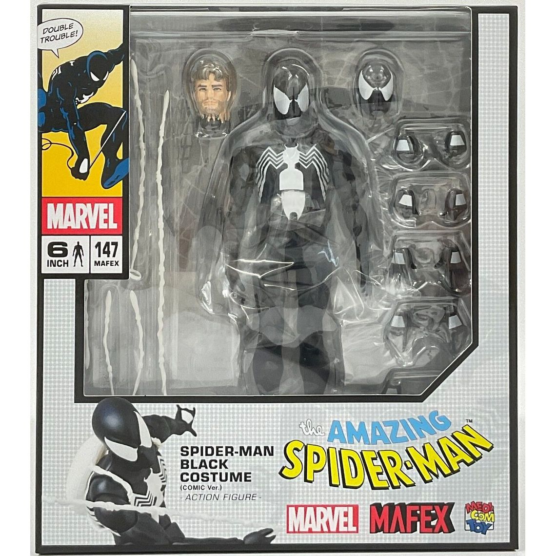 MAFEX No. 147 SPIDER-MAN BLACK COSTUME (COMIC Ver.) MARVEL spider