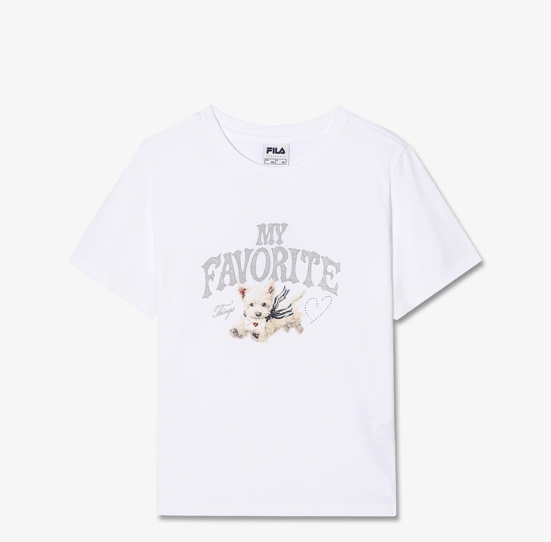 FILA Korea MY Favorite Puppy Tee⁠ 🐶(女裝Regular Fit)