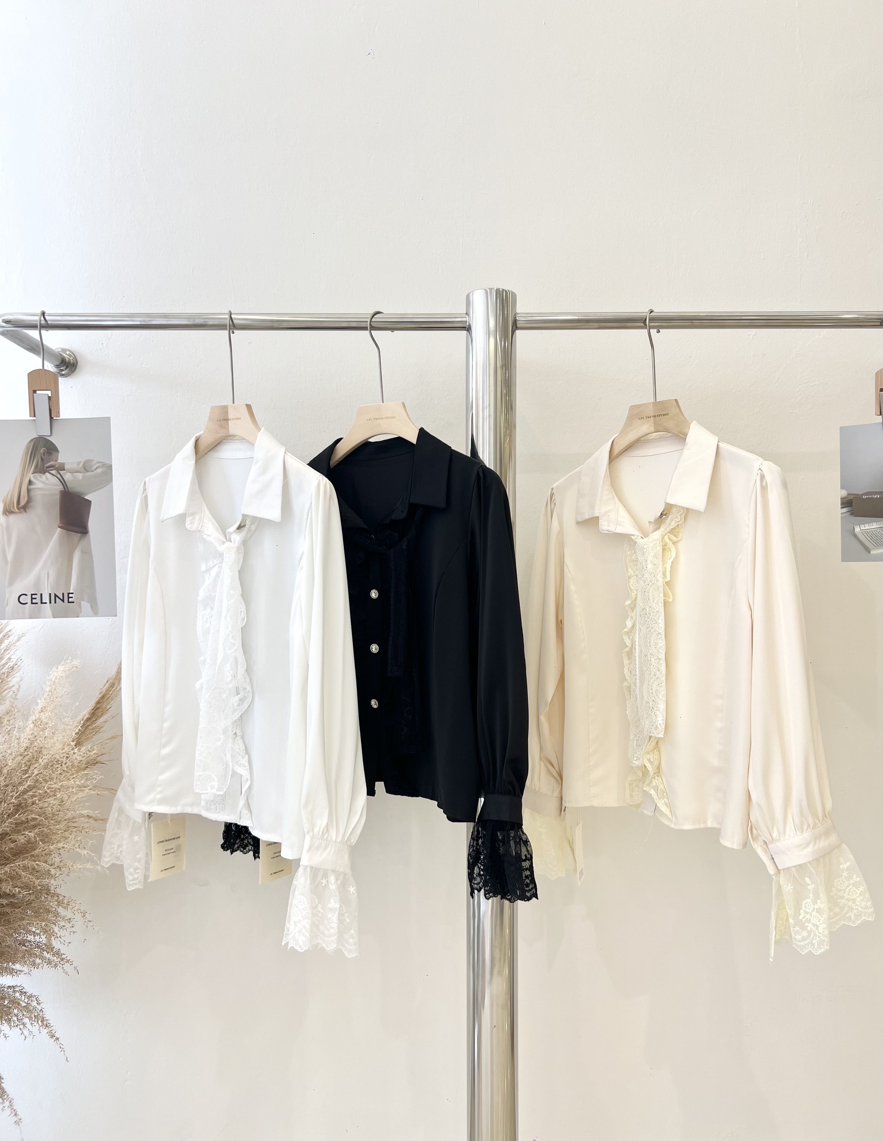 6981 名风蕾丝衬衫