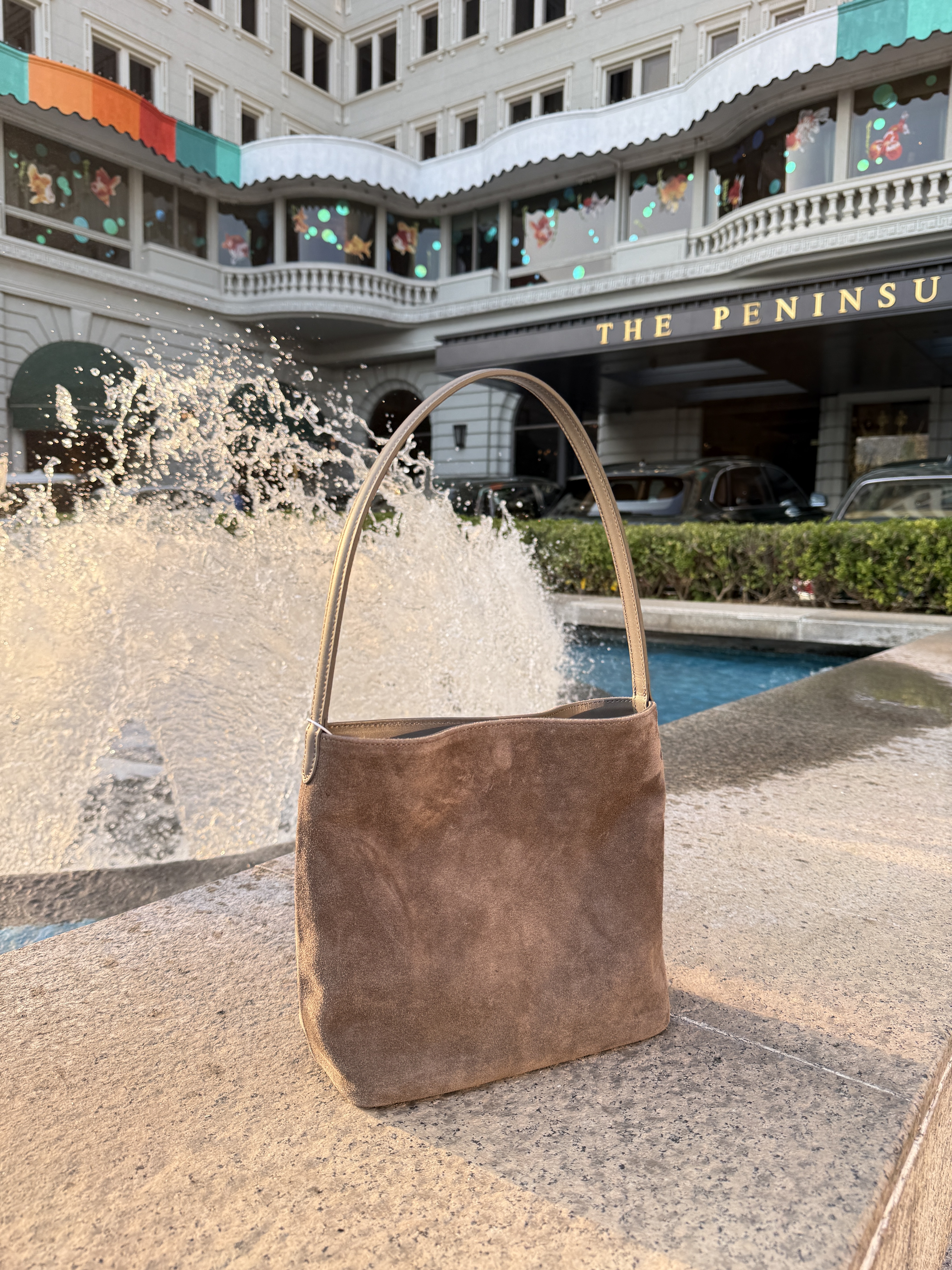 Hot item✨真皮猄皮水桶包