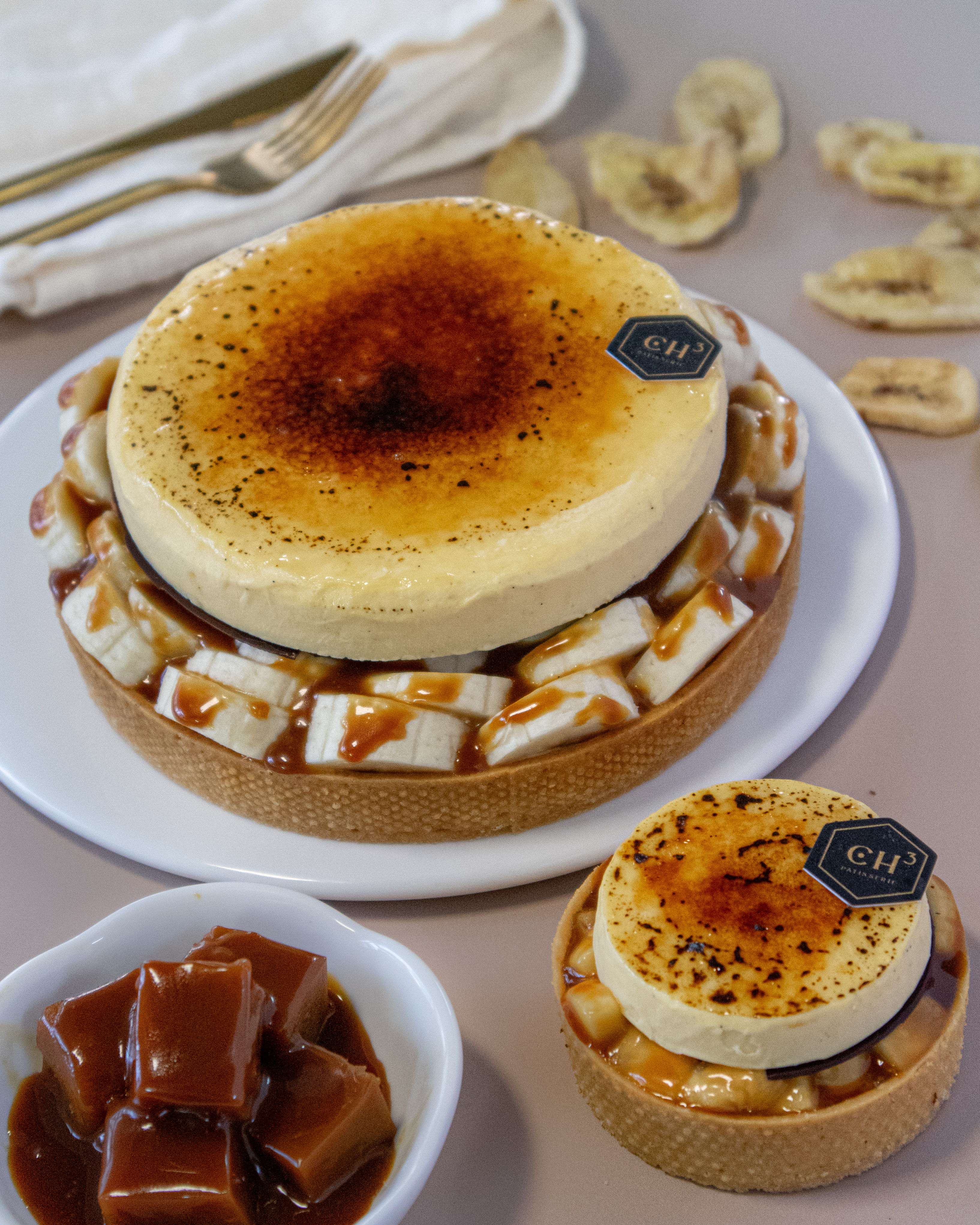 香蕉·焦糖燉蛋撻 Banoffee Créme Brûlée