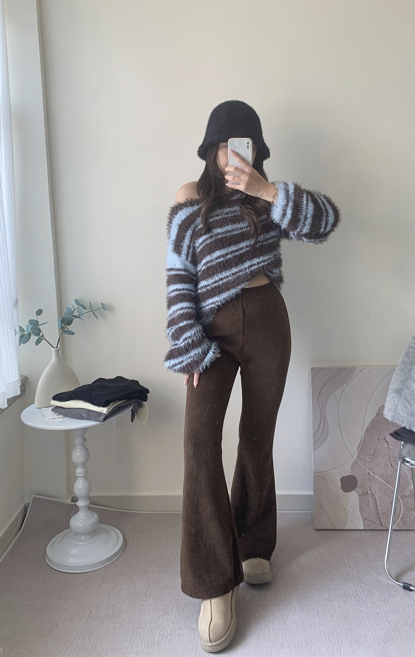 燈芯絨喇叭褲（3色）