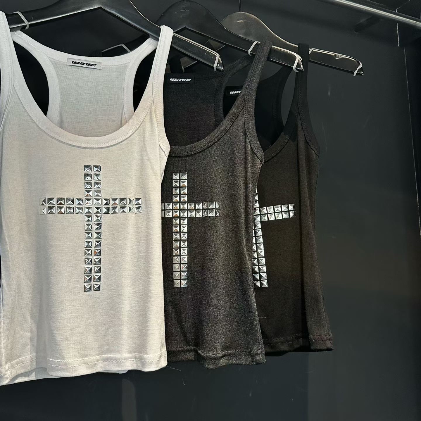 韓國Sexy系列十字架閃閃背心