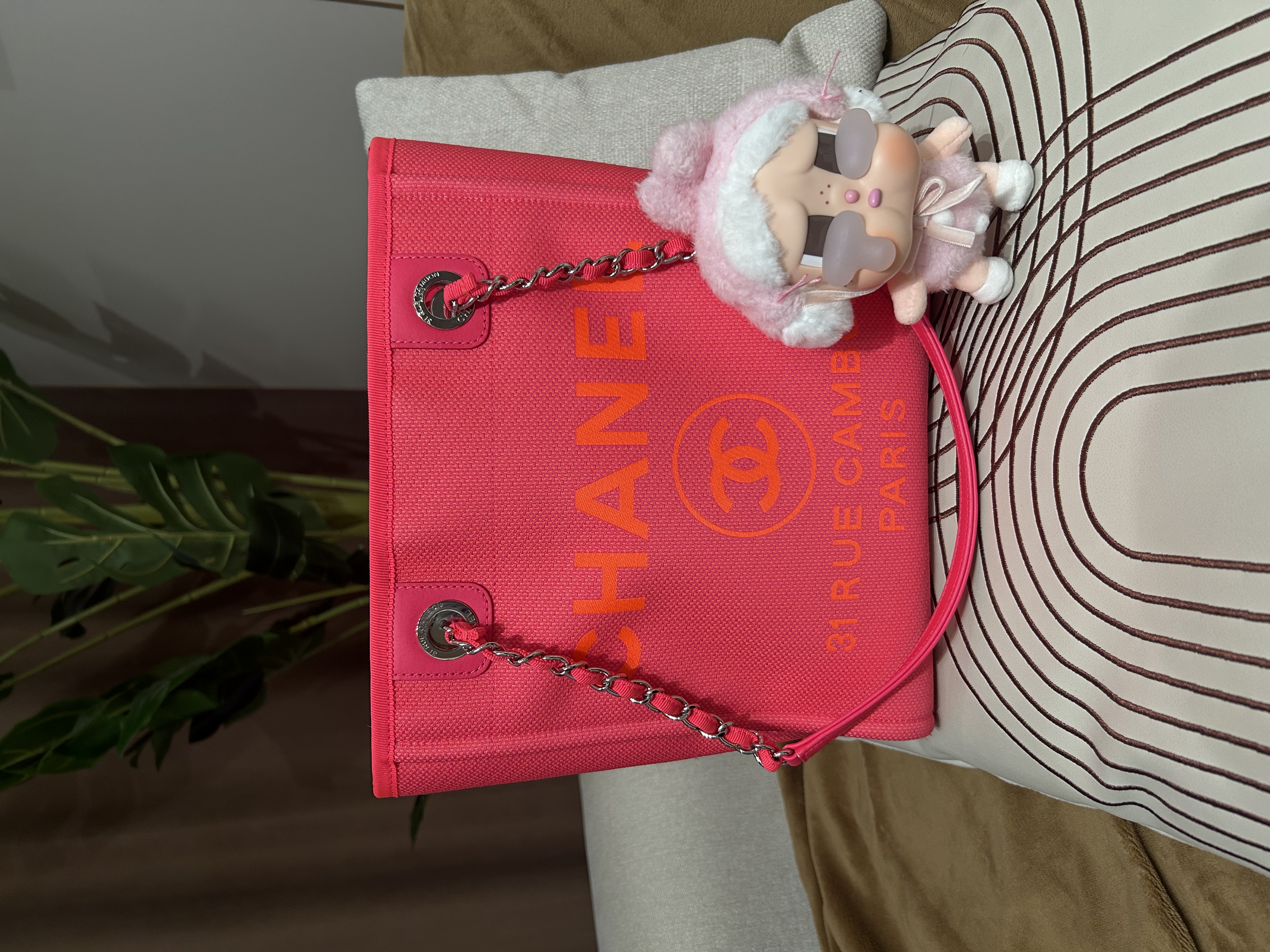 Chanel Deauville Small tote Bag A67001 100%Authentic, 98%New ✅31Card✅Dust bag