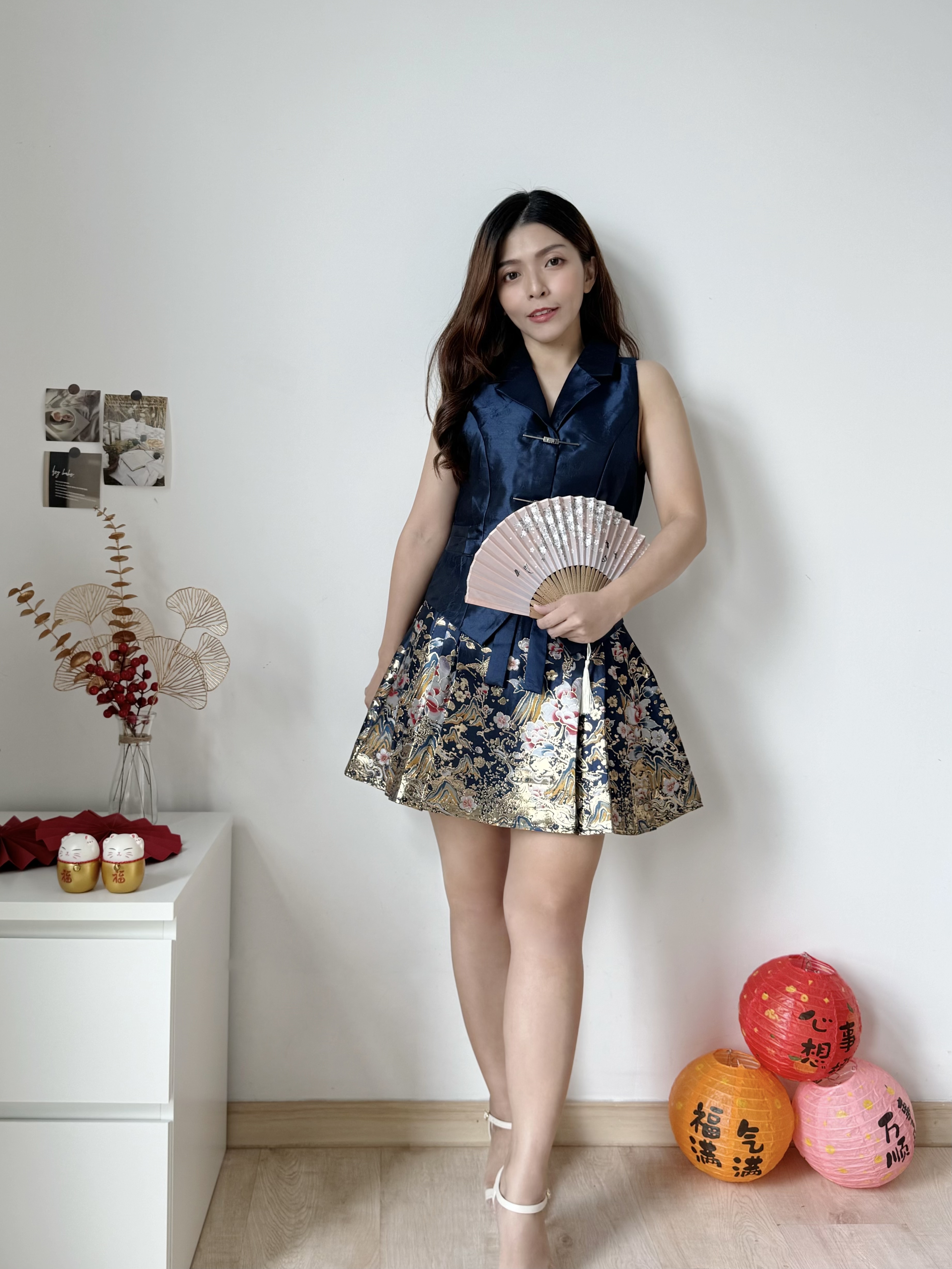 “锦织归韵” 新中式马甲+马面裙套装 (3 colours) 高品✨Premium Quality