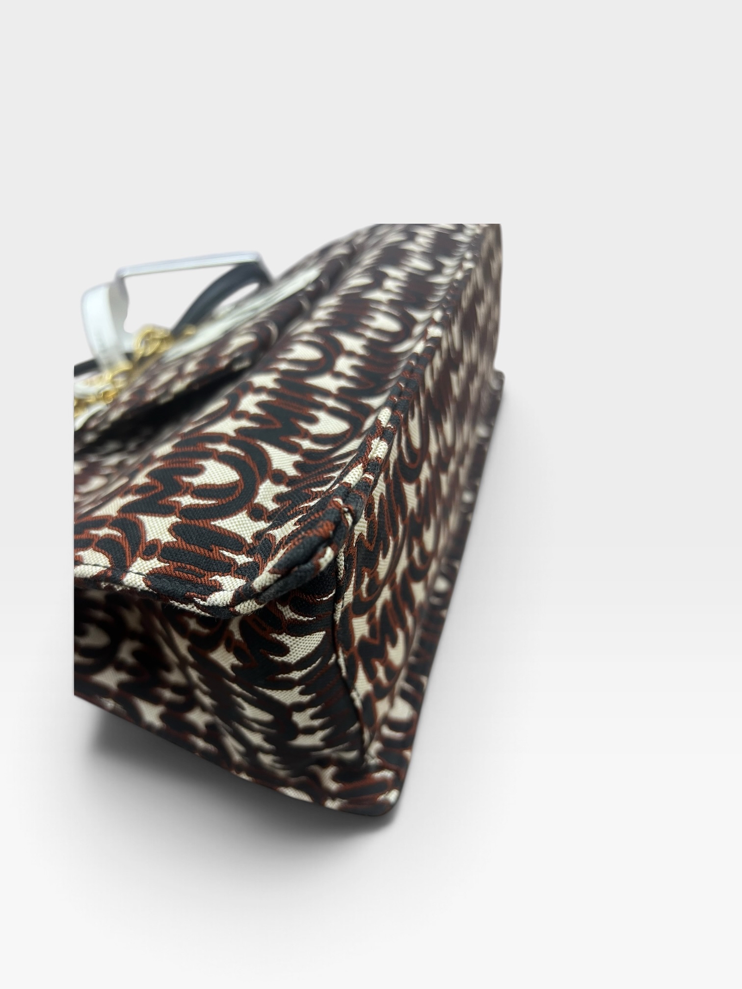 Pre-Owned Miu Miu Jacquard Fabric Tote Handbag /Product Code: 102306 
