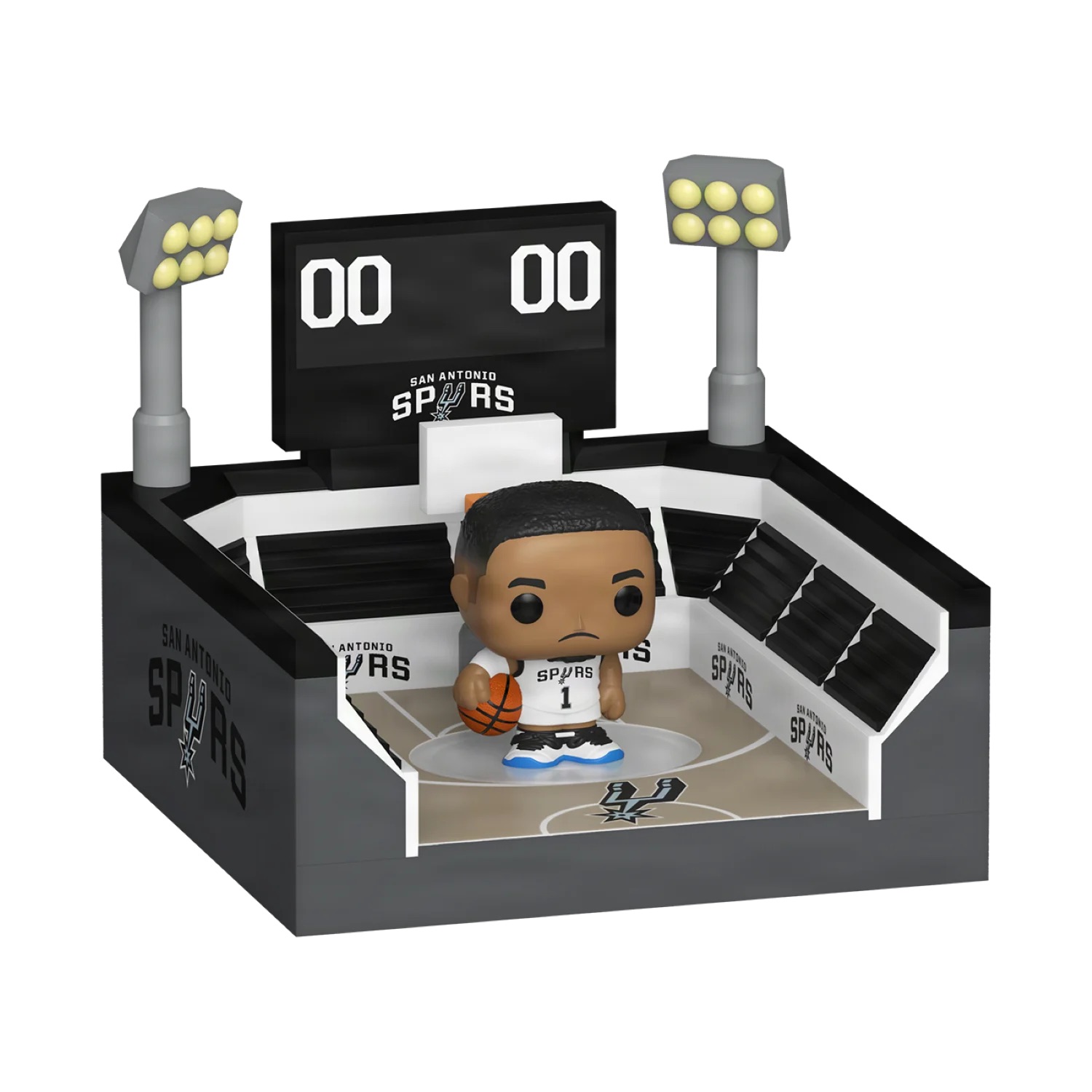 📦訂購 美國代購 Bitty POP! Town: NBA Arena - Spurs with Victor Wembanyama Figure 模型