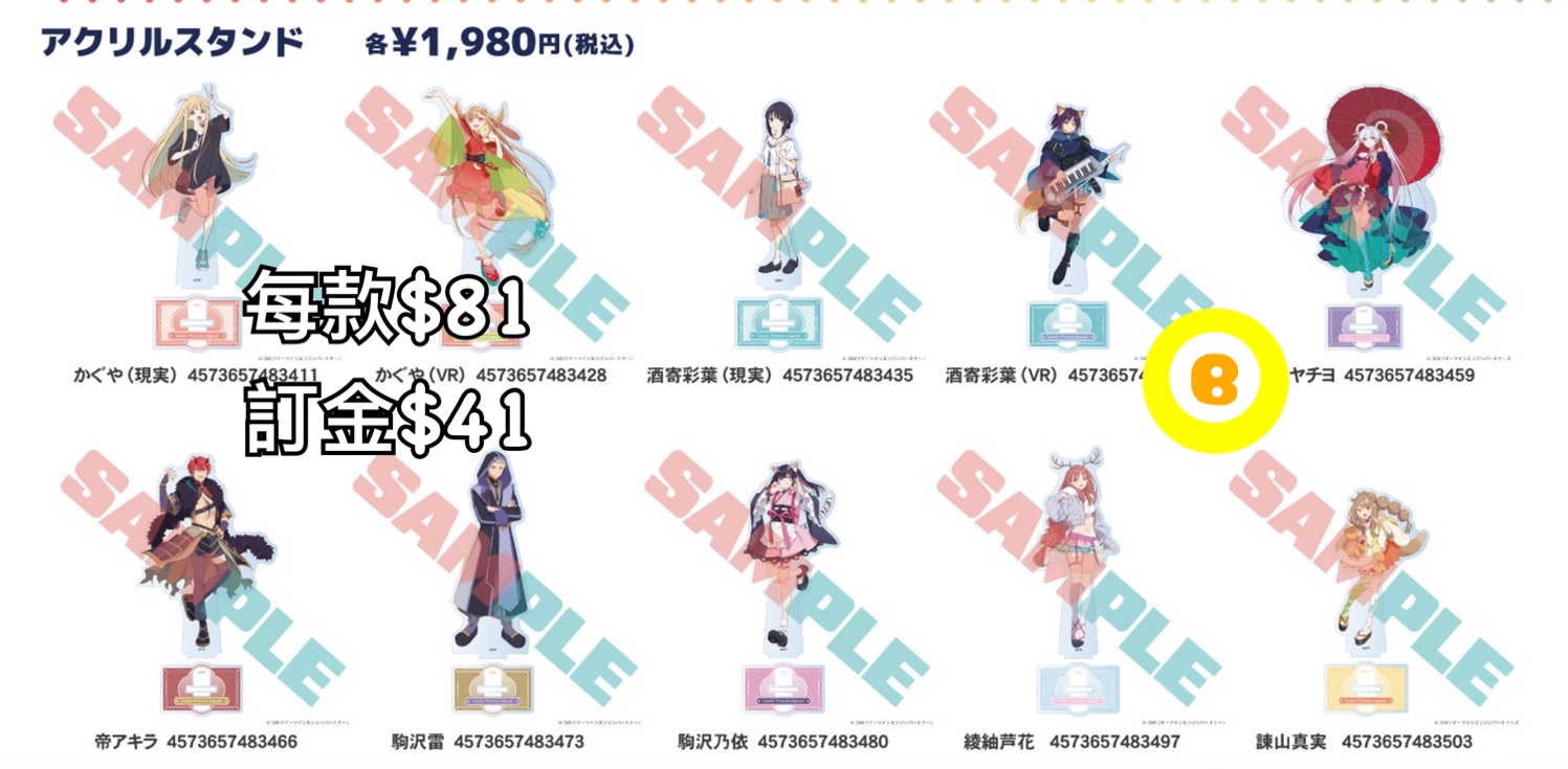 Preorder預訂7/2026年超時空輝耀姬立牌