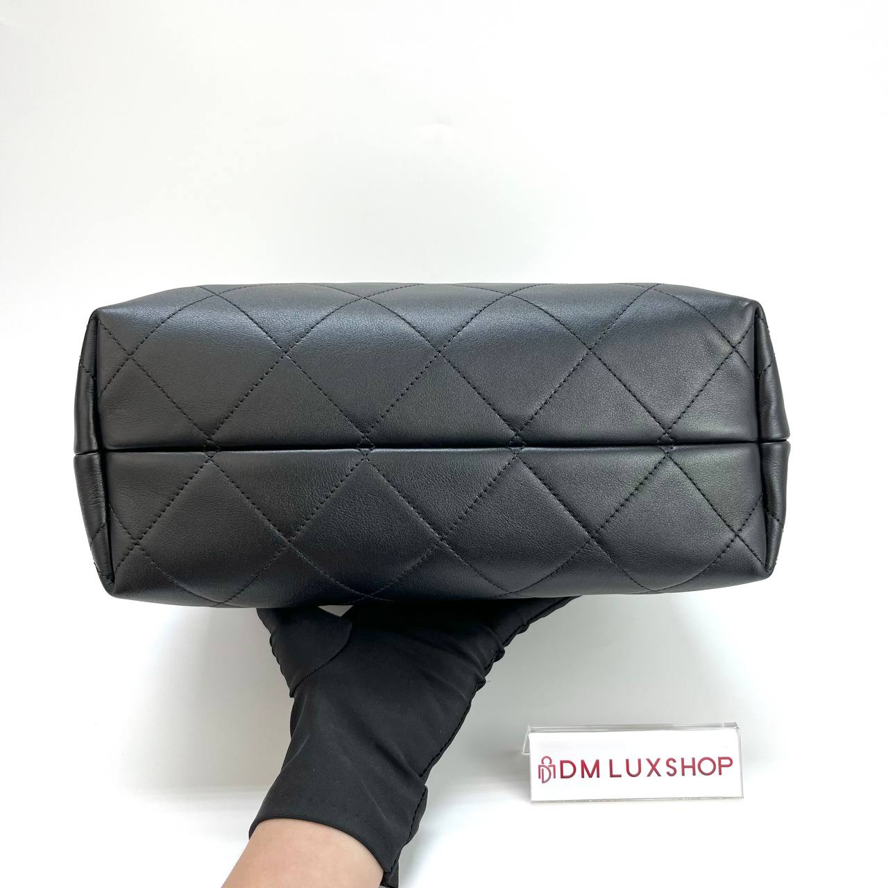 Chanel Black Calfskin 25A Vertical Hobo Bag GHW (Microchip)