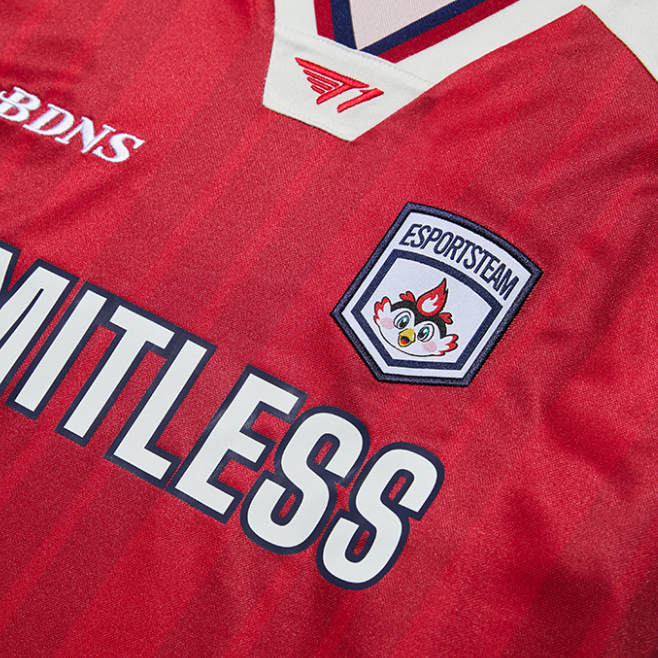 [BDNS x T1] Long Sleeve Jersey Red