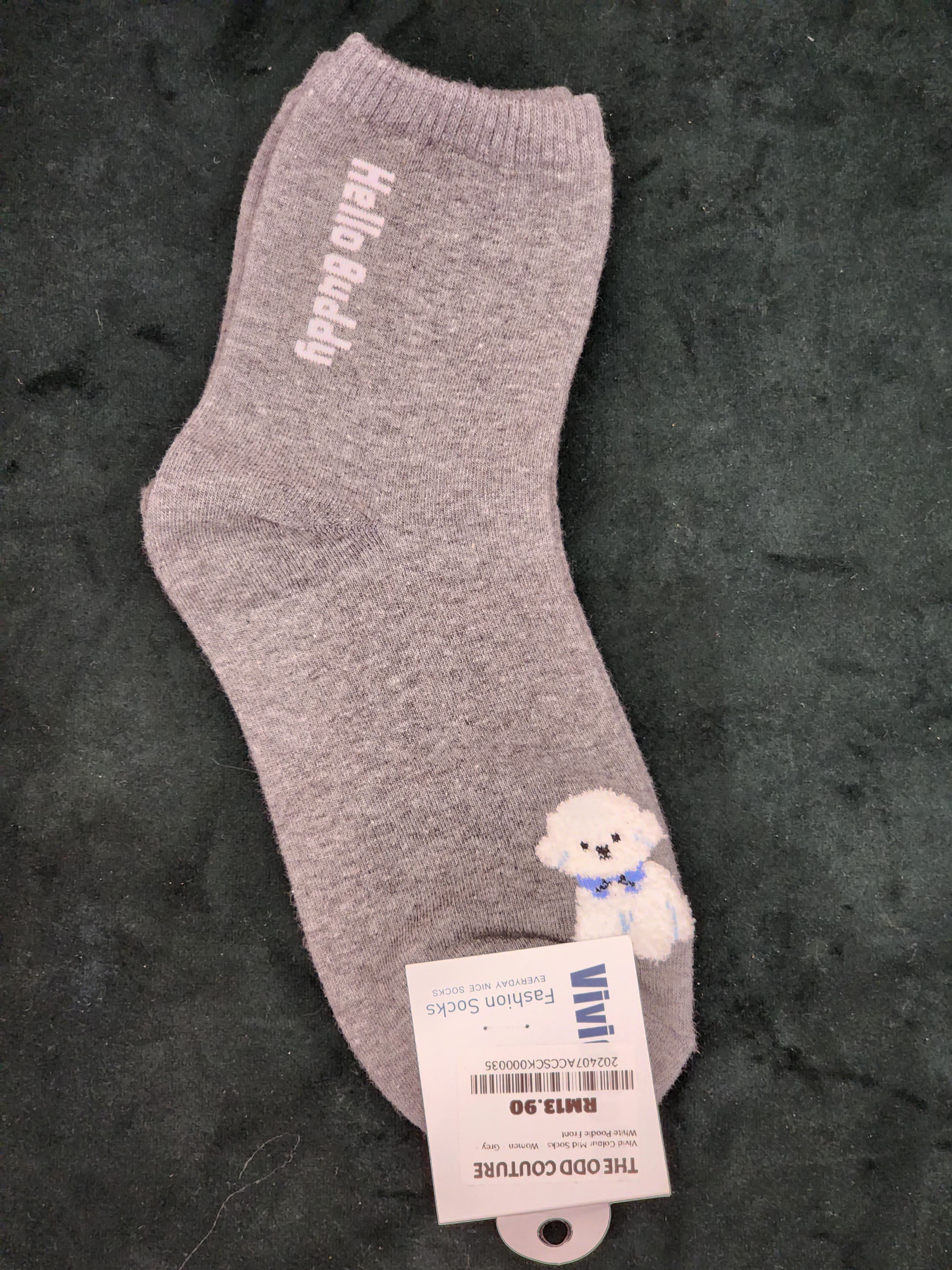 Vivid Colour Mid Socks