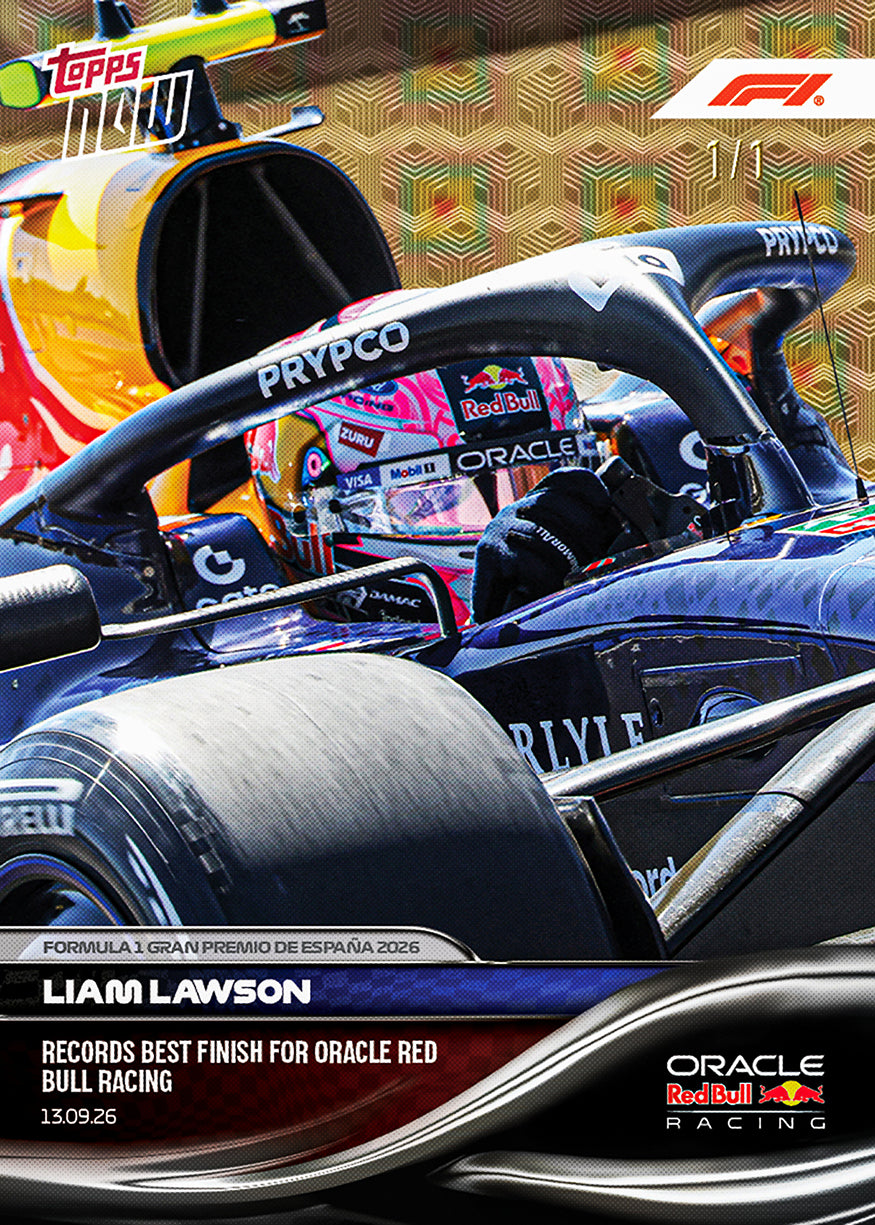 Liam Lawson - 2026 Formula 1® Topps NOW® #60【團購】