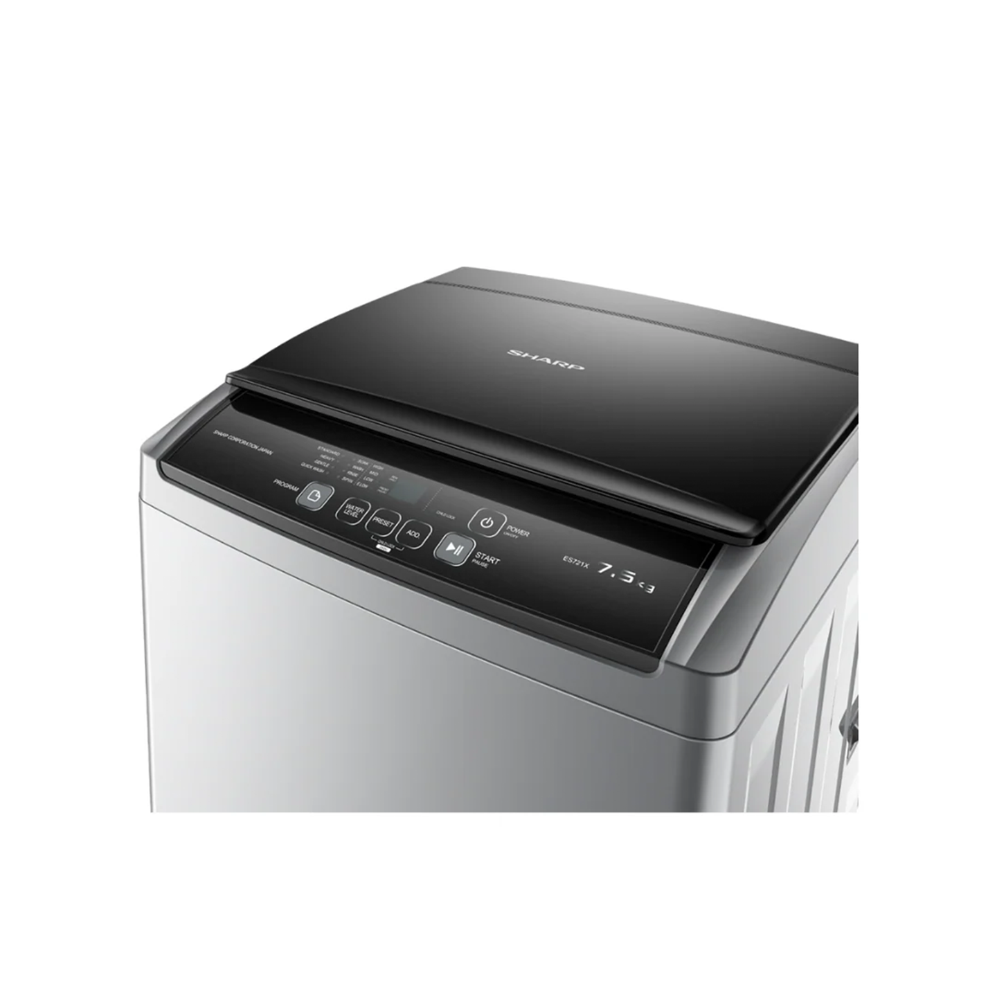 Sharp 7.5kg Top Load Washing Machine (ES721X)