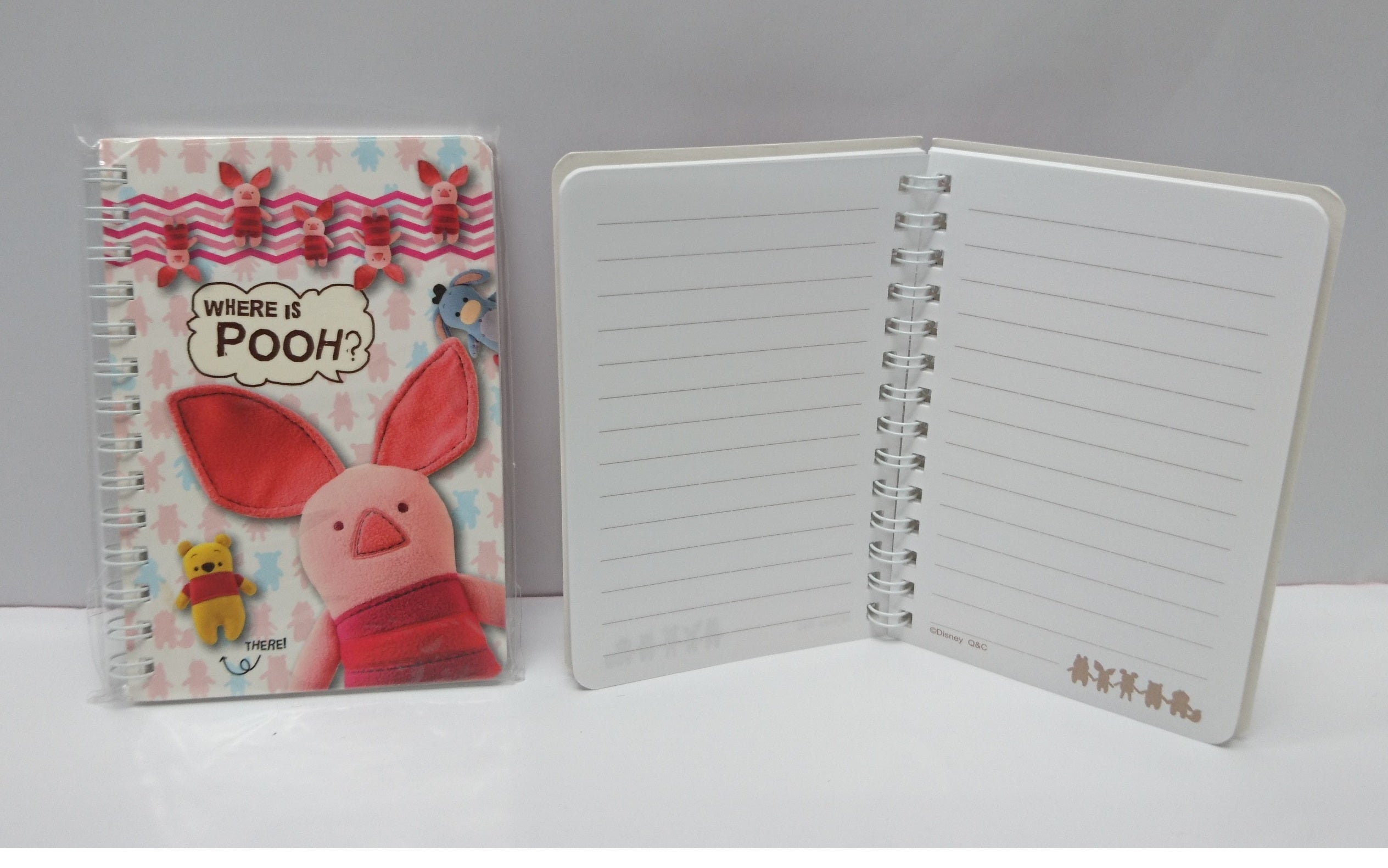 可愛側掀筆記 Winnie the Pooh 維尼熊  (DPMA-709C)