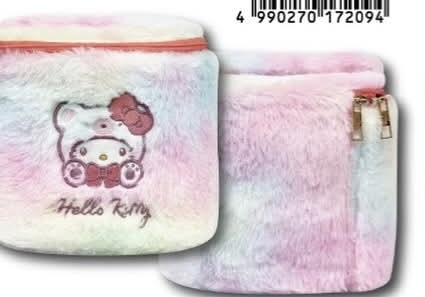 Sanrio Hello Kitty 彩色系列化妝袋