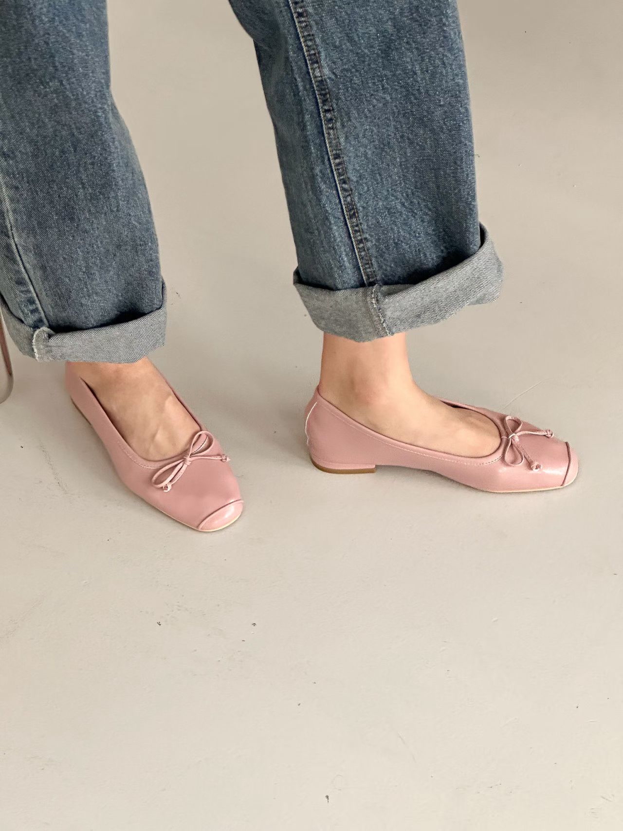 Classic ballet flat shoes