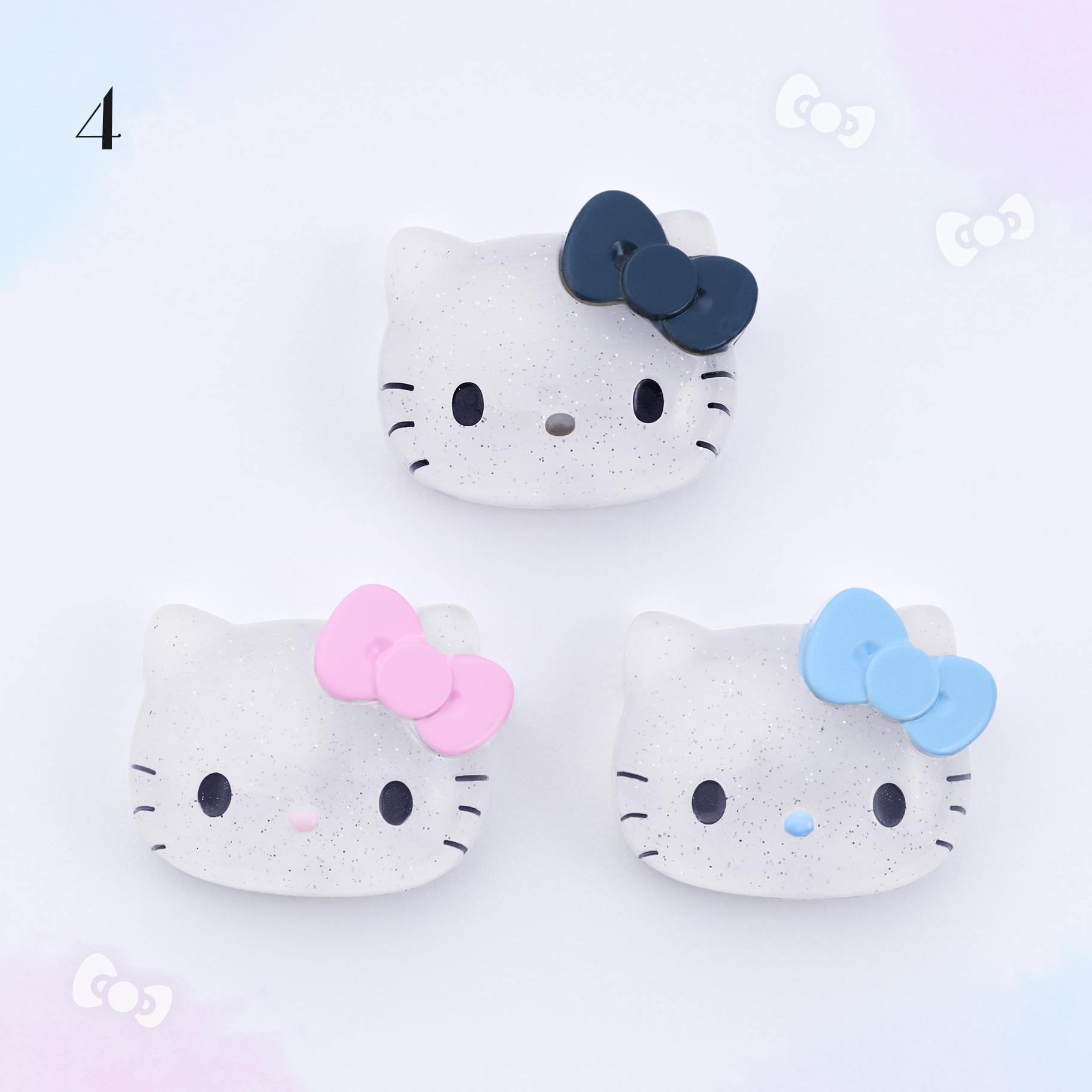 🌸 【預訂】I ♡ Hello Kitty Series - No.4-Magnets Set 
