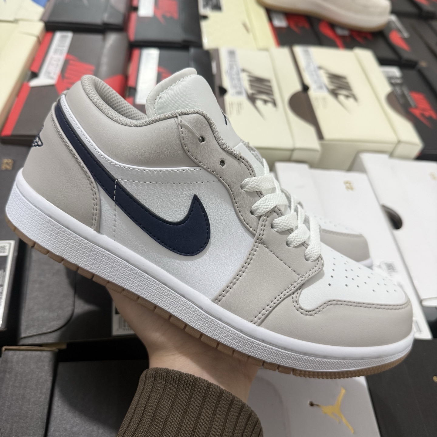 Nike Air Jordan 1 Low 'Cement Fire Red' 553558-060