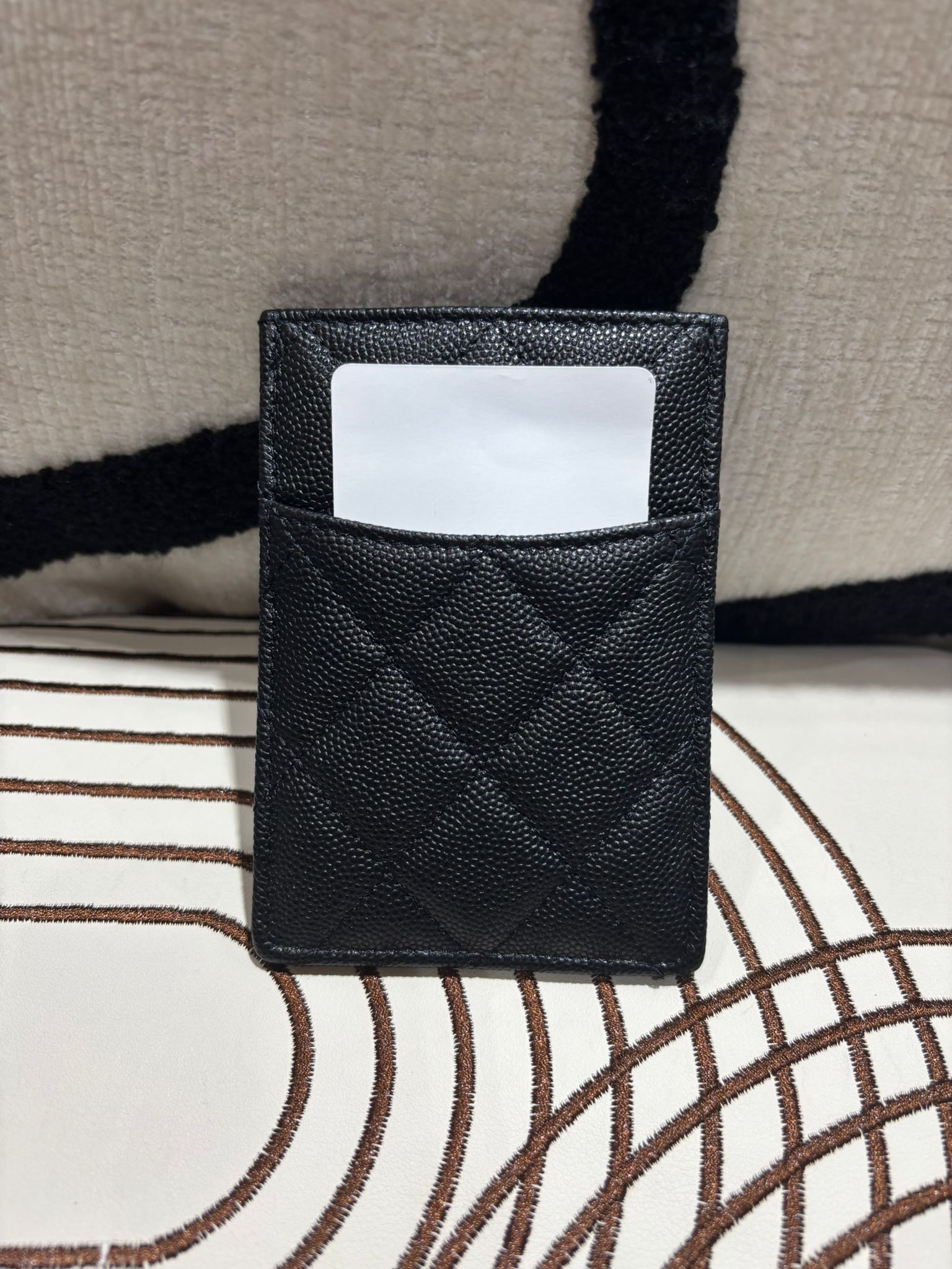 未使用品 Chanel AP3404 Card Holder 黑色荔枝牛皮 100%Authentic, Unused 未使用品 ✅晶片✅Dust bag✅Box